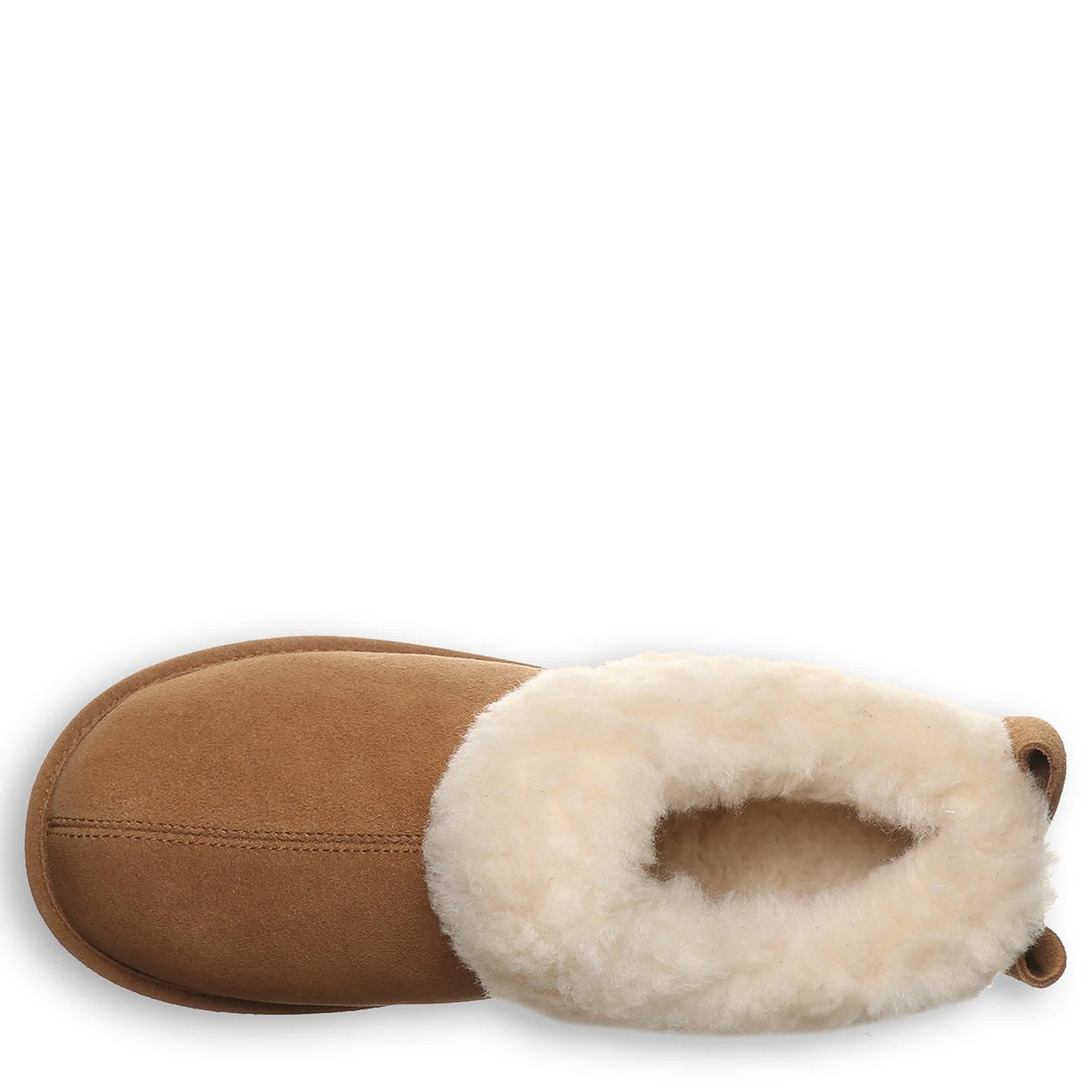 BEARPAW-WOMENS DELANIE SLIPPER-BROWN & 