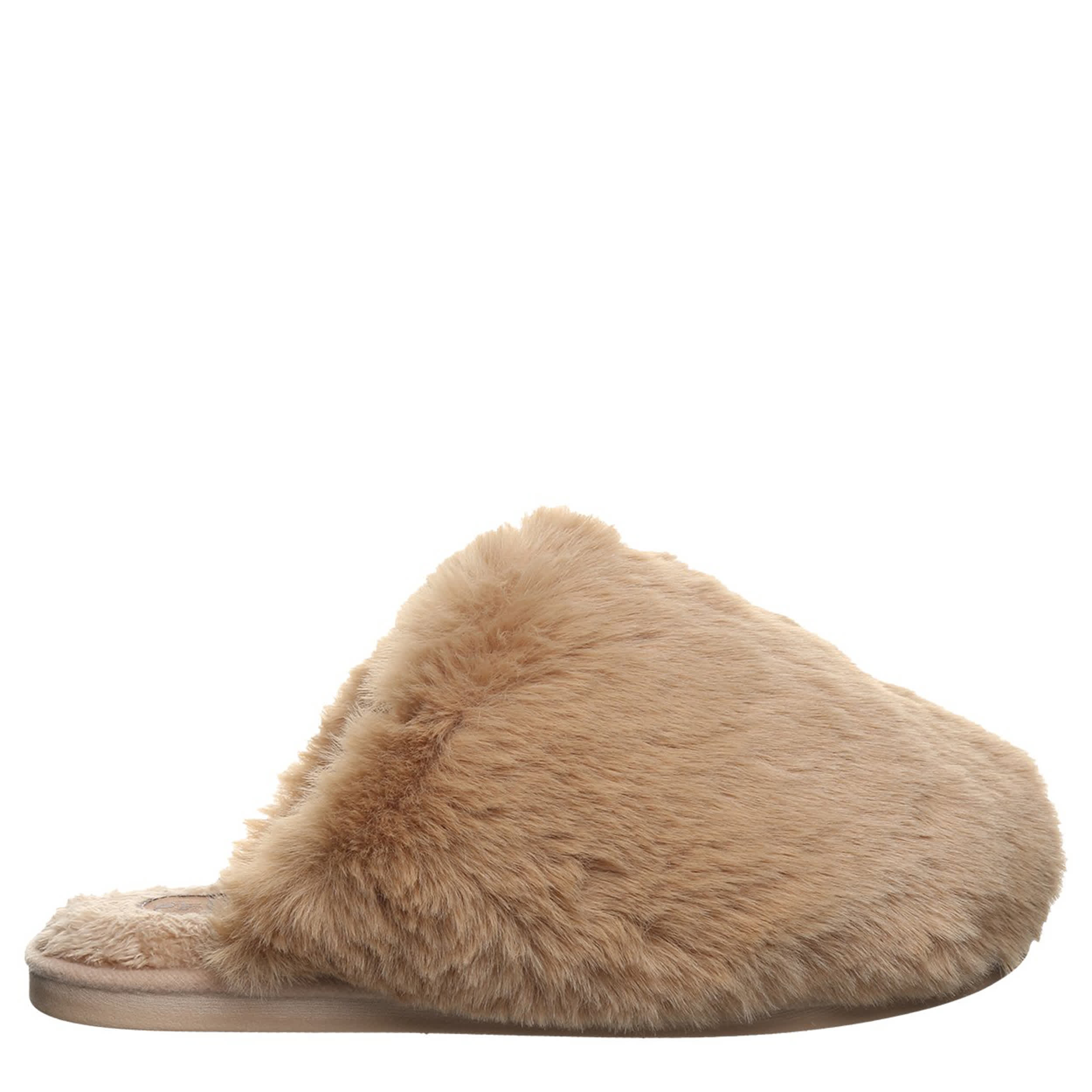 BEARPAW-WOMENS SILKIE SLIPPER-TAN & 