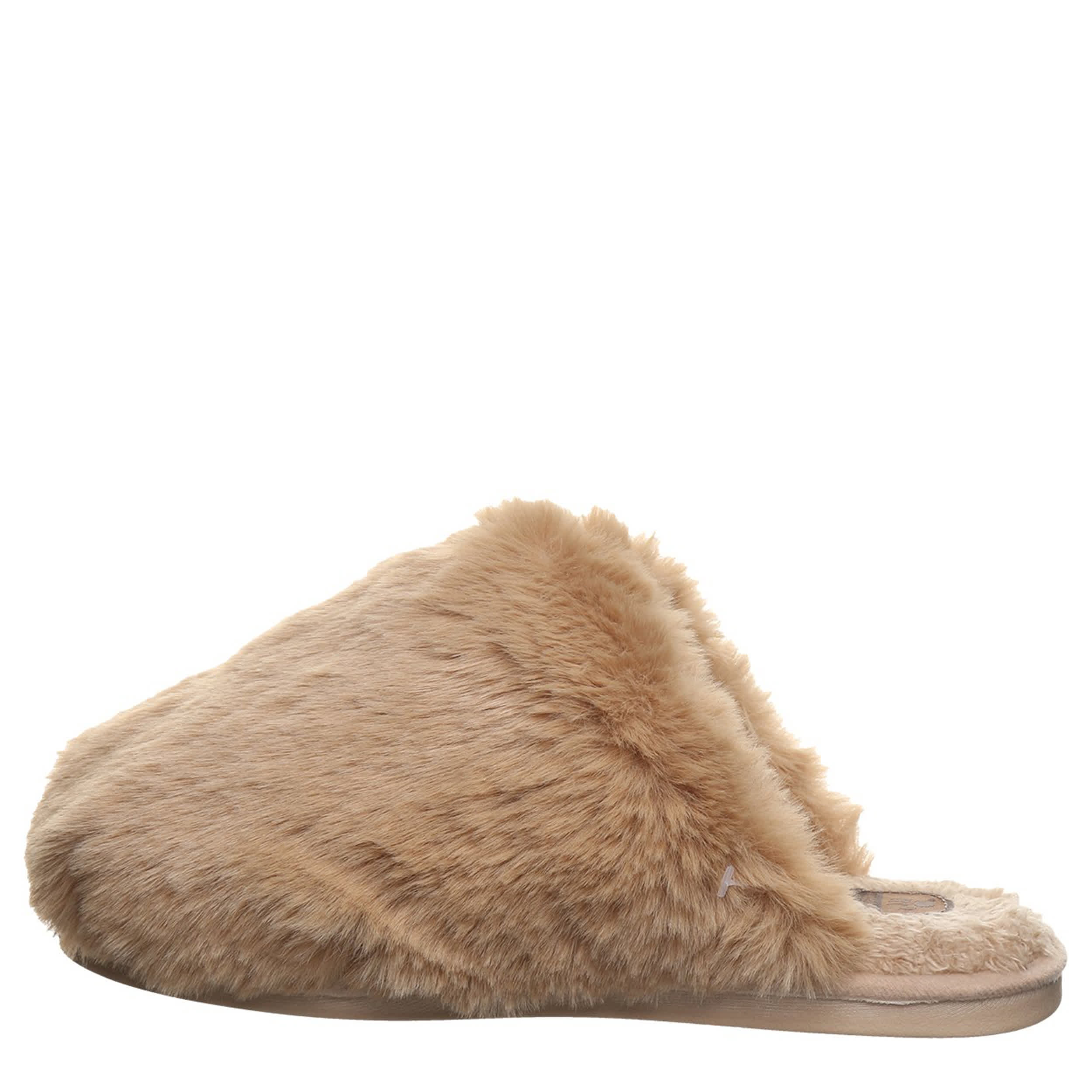 BEARPAW-WOMENS SILKIE SLIPPER-TAN & 