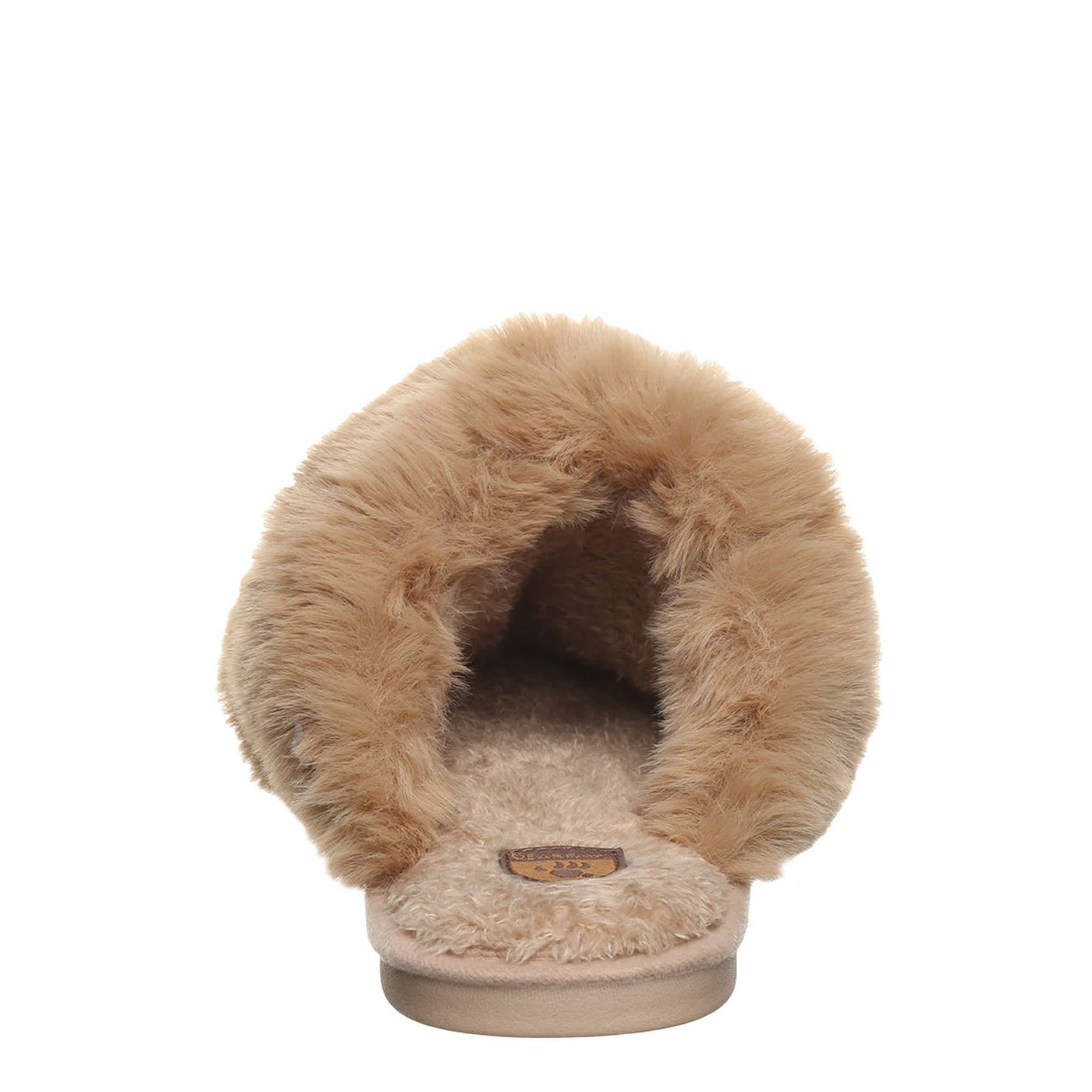 BEARPAW-WOMENS SILKIE SLIPPER-TAN & 