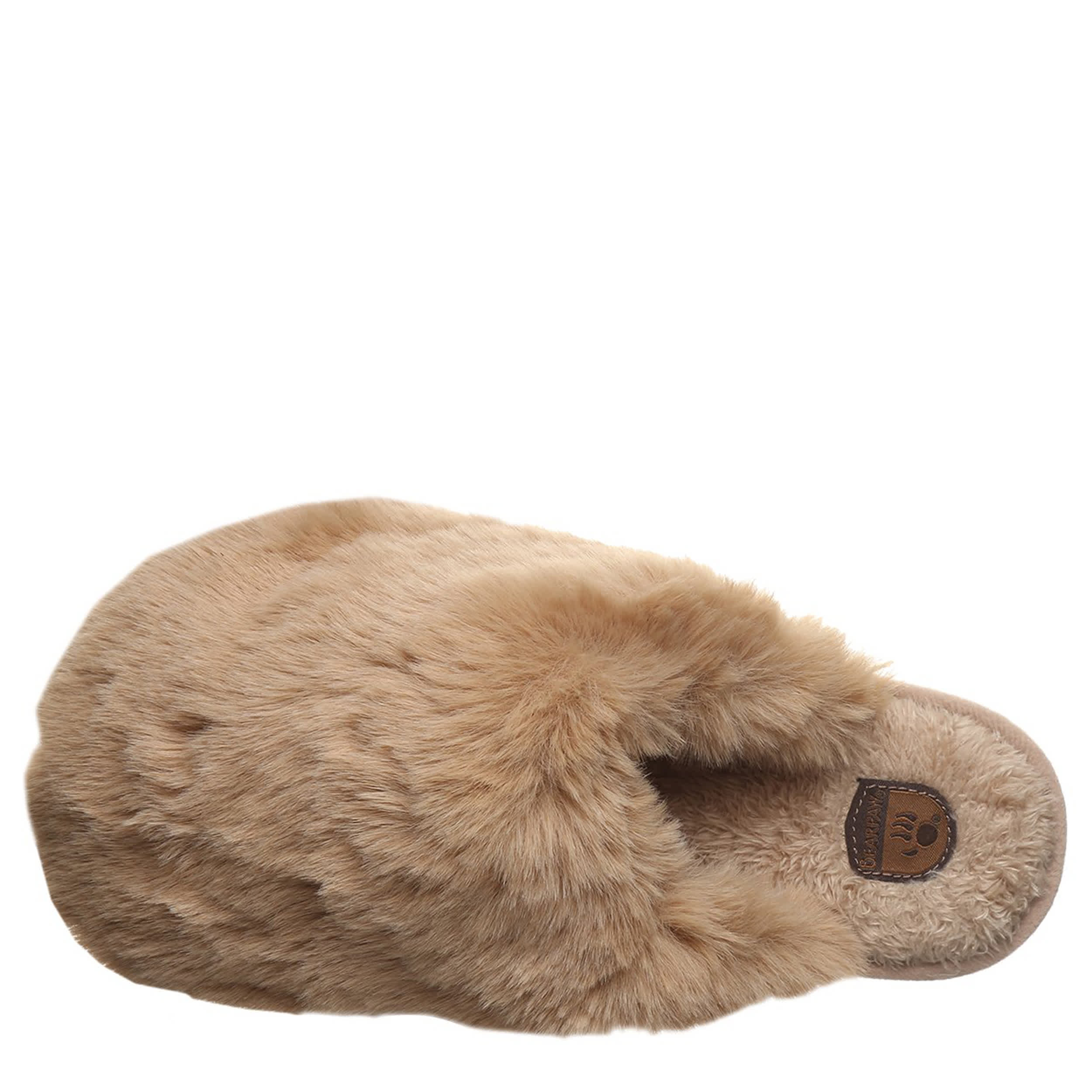 BEARPAW-WOMENS SILKIE SLIPPER-TAN & 