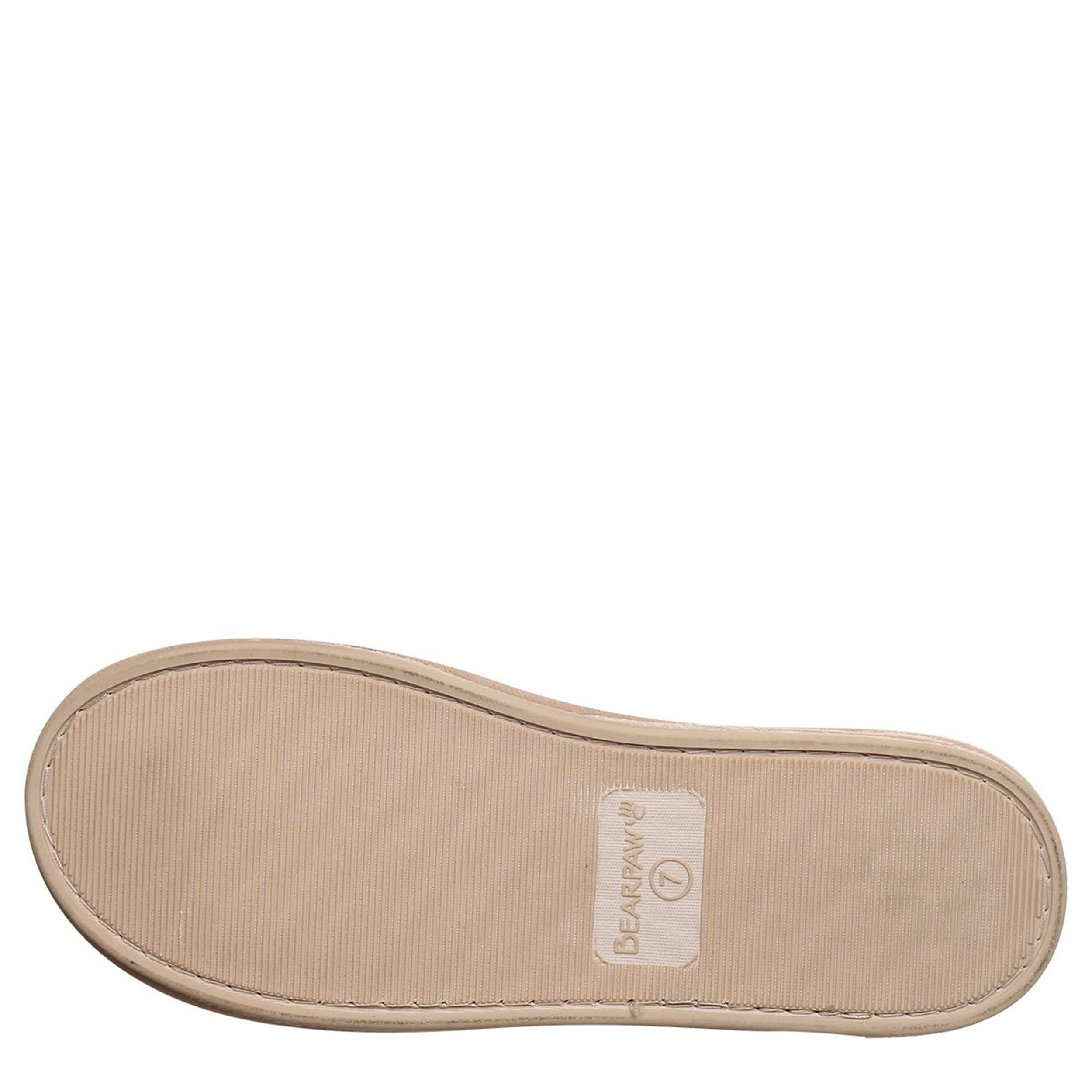 BEARPAW-WOMENS SILKIE SLIPPER-TAN & 
