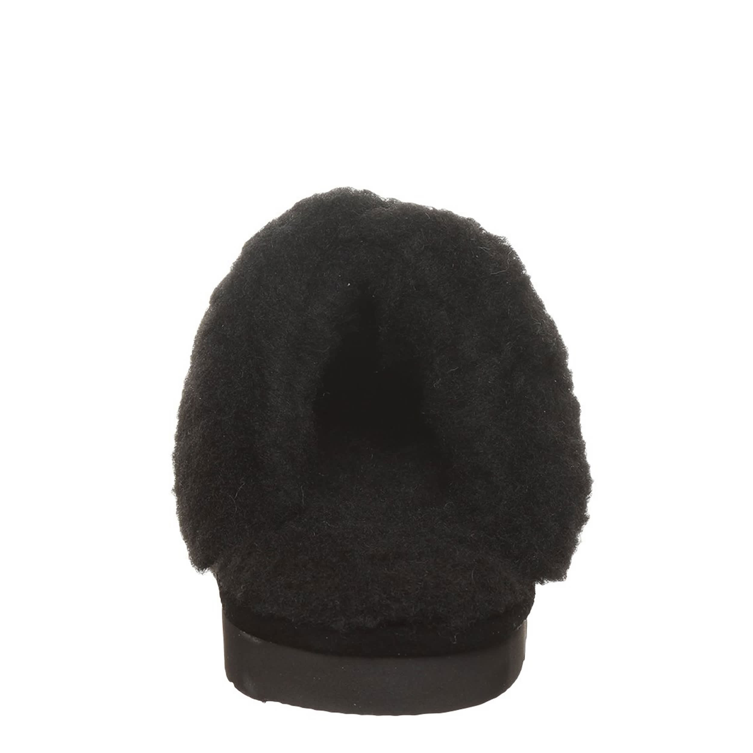 BEARPAW-WOMENS LOKI NOVA SLIPPER-BLACK & 