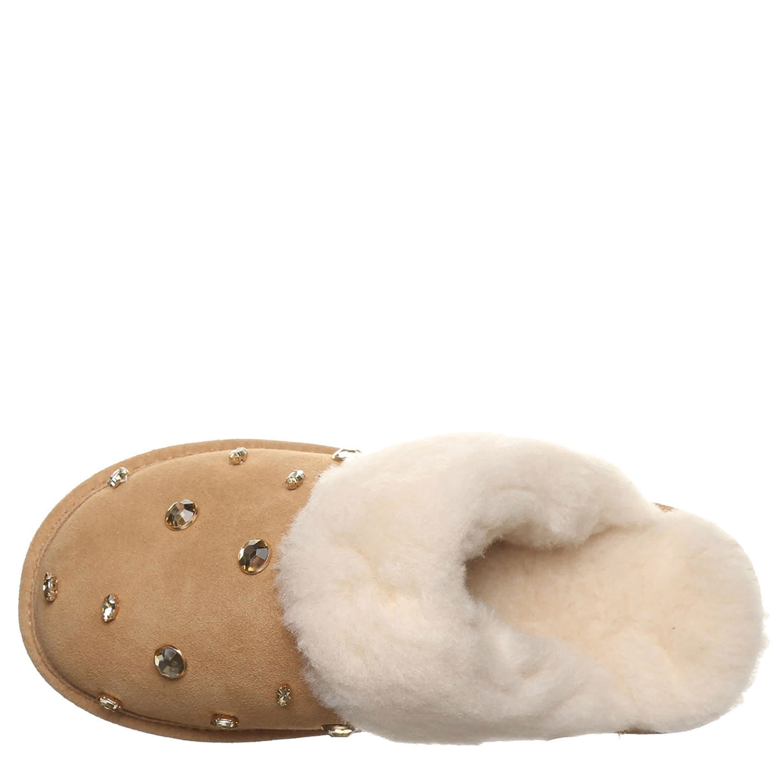 BEARPAW-WOMENS LOKI NOVA SLIPPER-BROWN & 