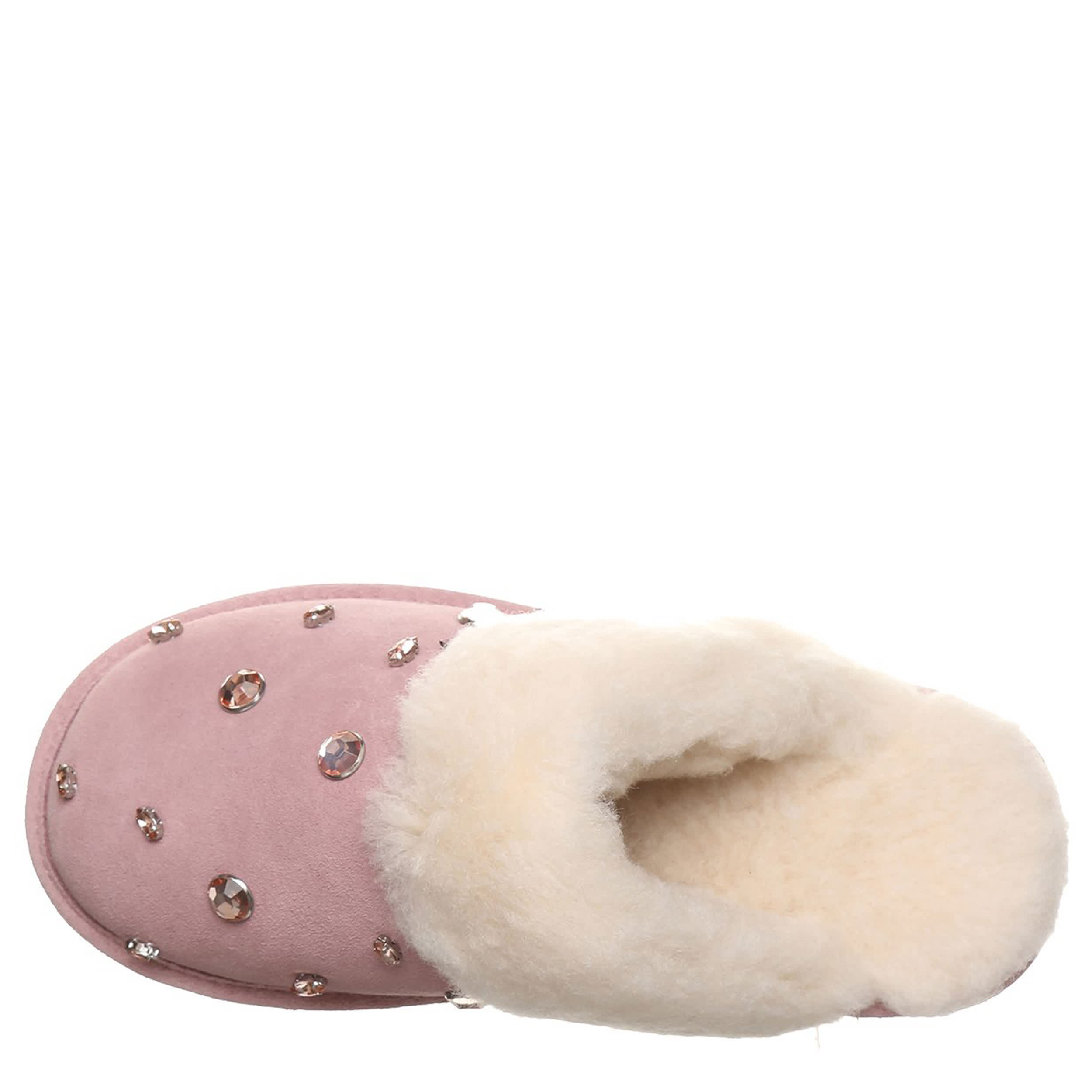 BEARPAW-WOMENS LOKI NOVA SLIPPER-PALE PINK & 
