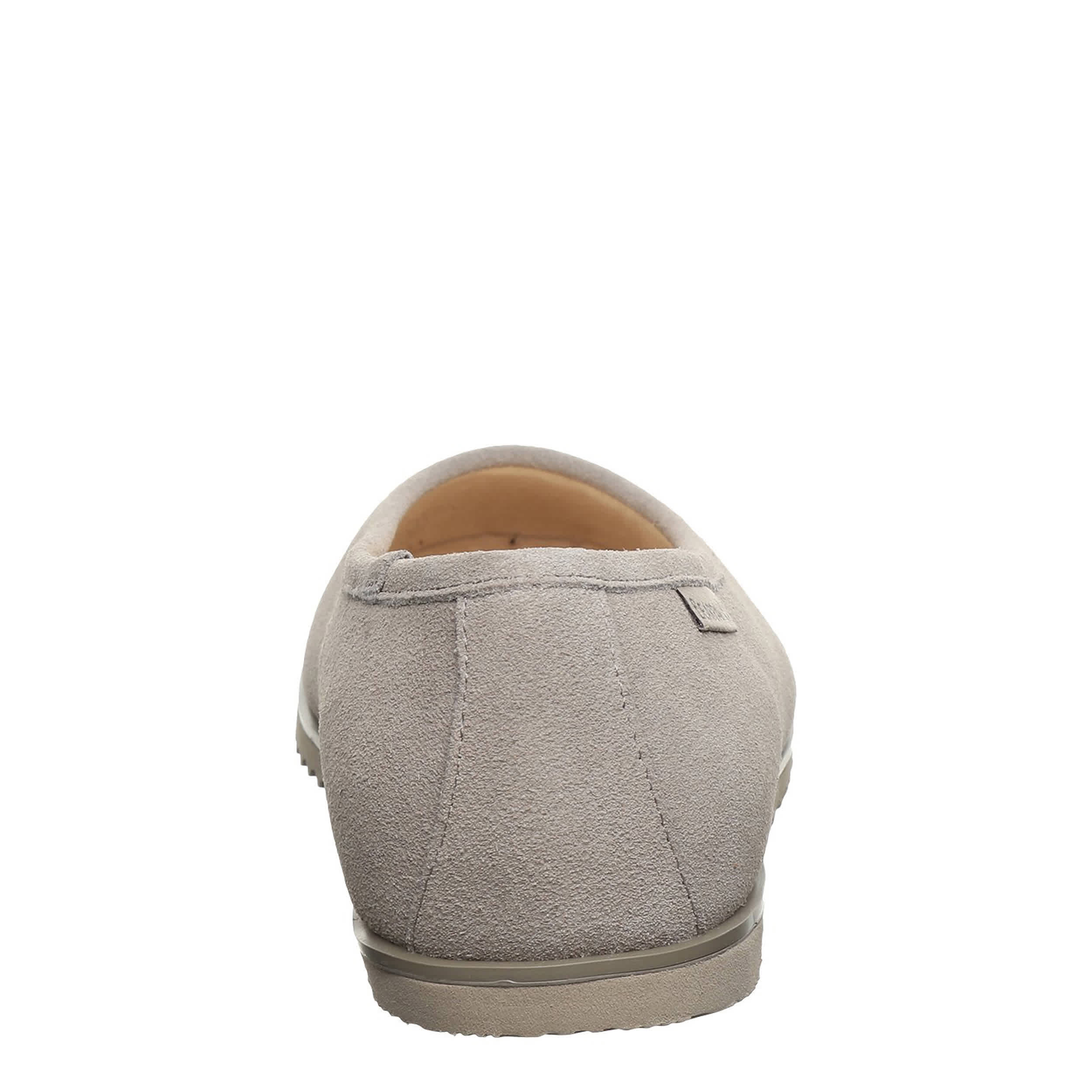 BEARPAW-WOMENS JAZLYN FLAT SLIPPER-WHEAT & 