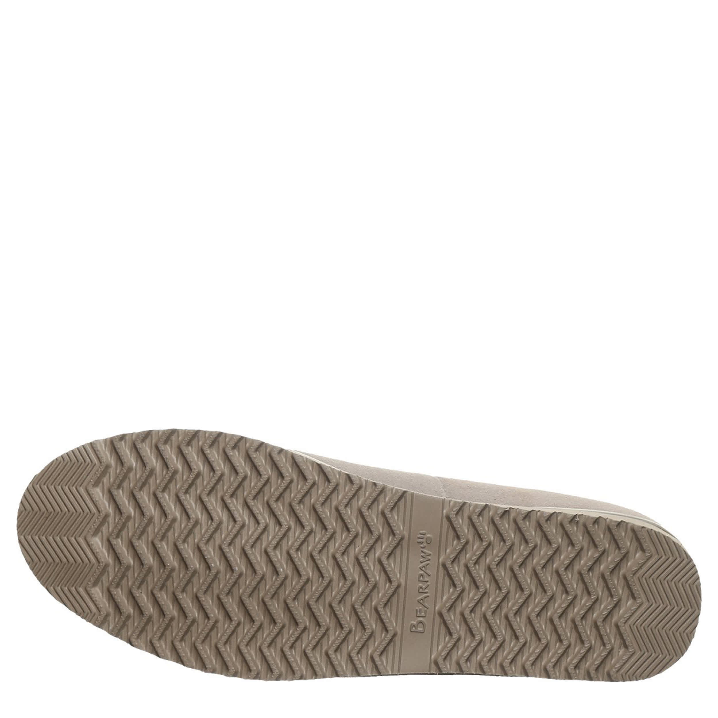 BEARPAW-WOMENS JAZLYN FLAT SLIPPER-WHEAT & 