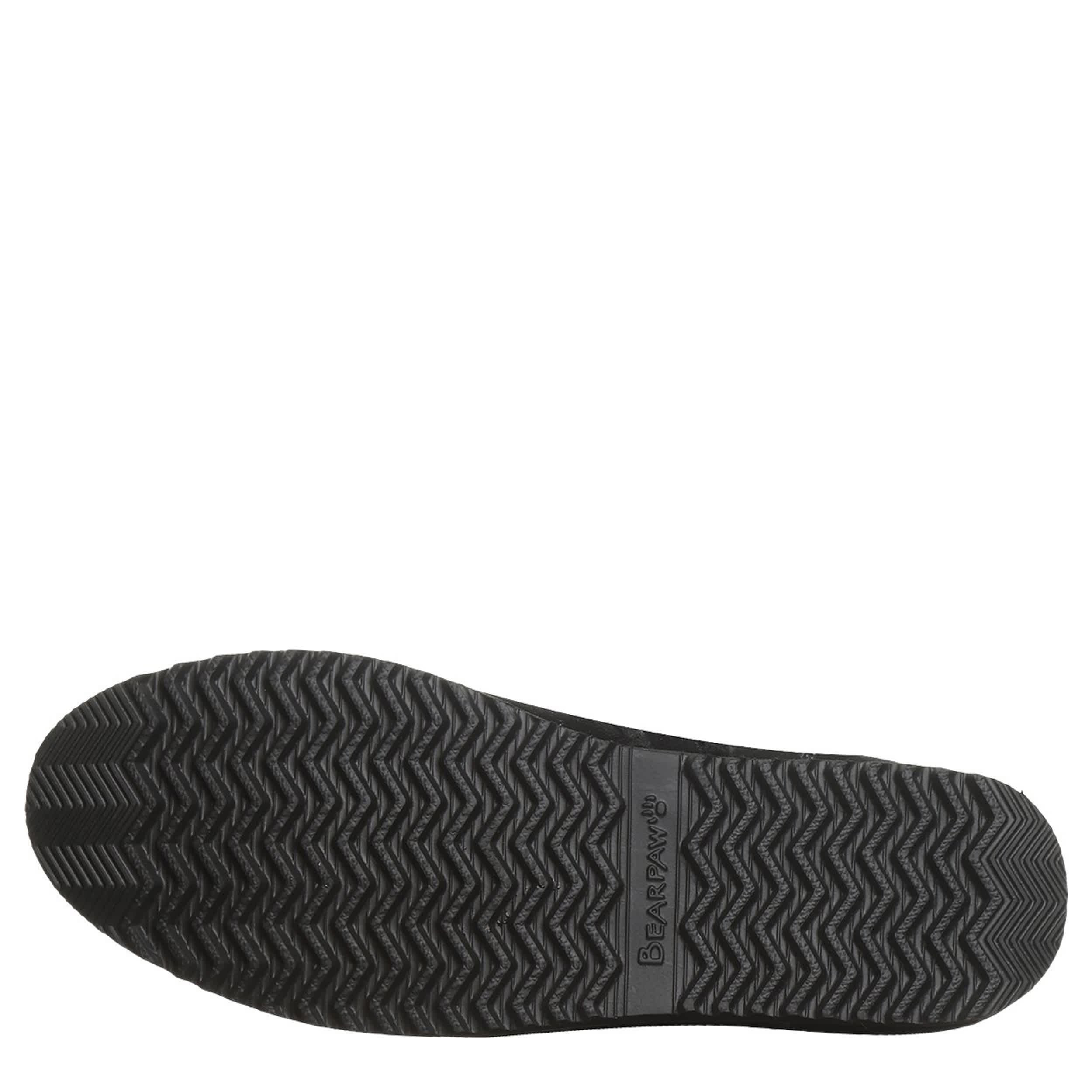 BEARPAW-WOMENS LOU LOU MARY JANE SLIPPER-BLACK & 