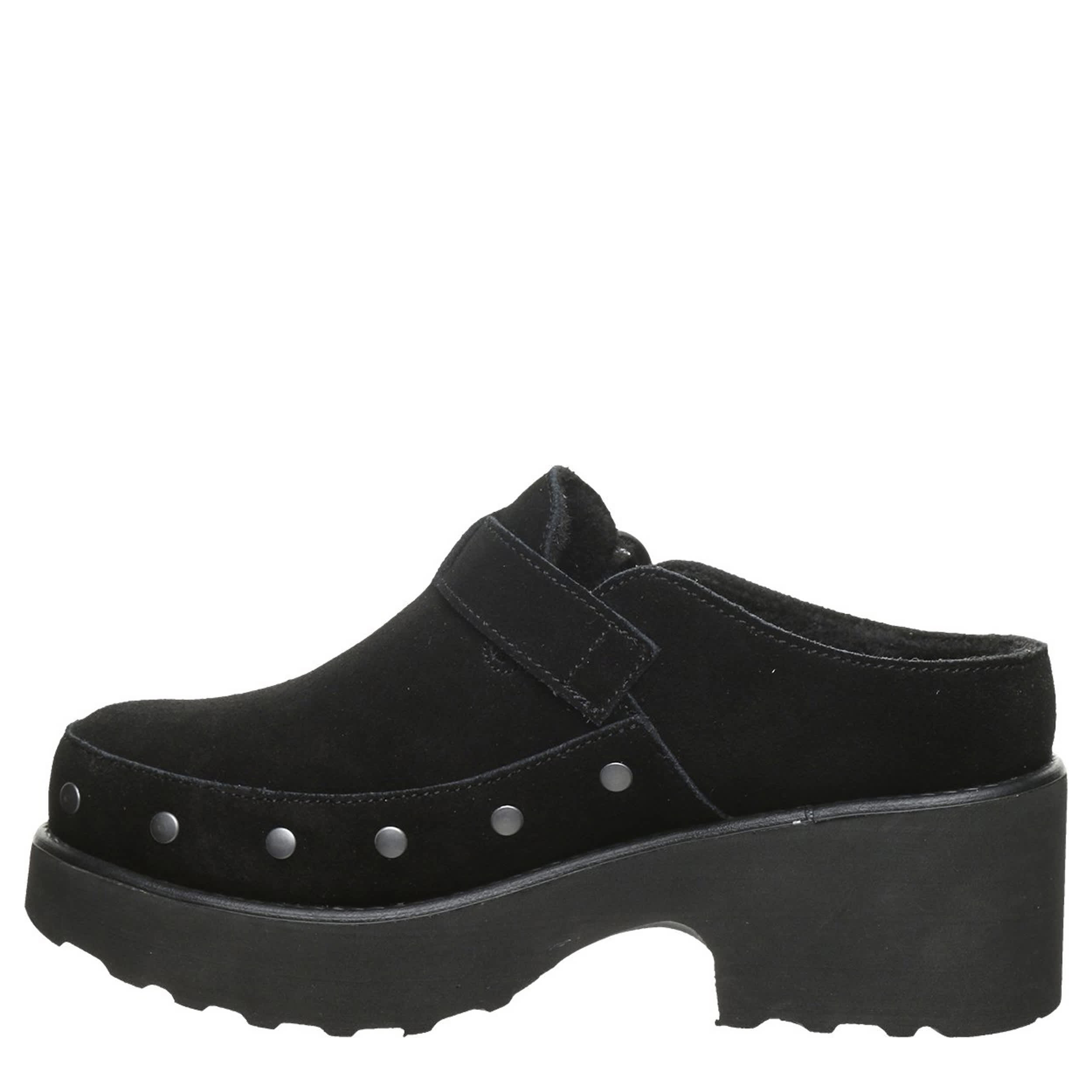 BEARPAW-WOMENS FALYN SLIPPER SLIPPER-BLACK & 