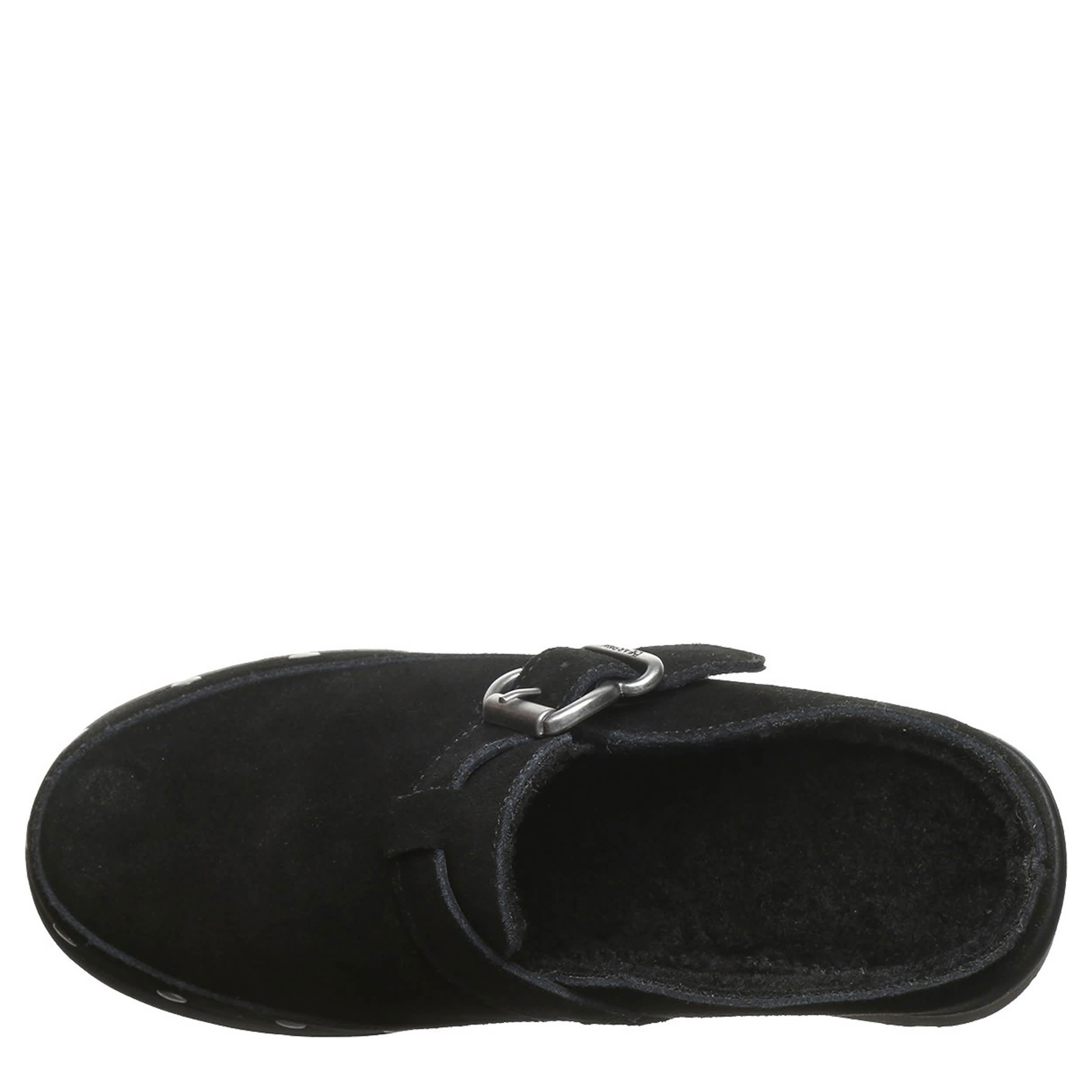 BEARPAW-WOMENS FALYN SLIPPER SLIPPER-BLACK & 