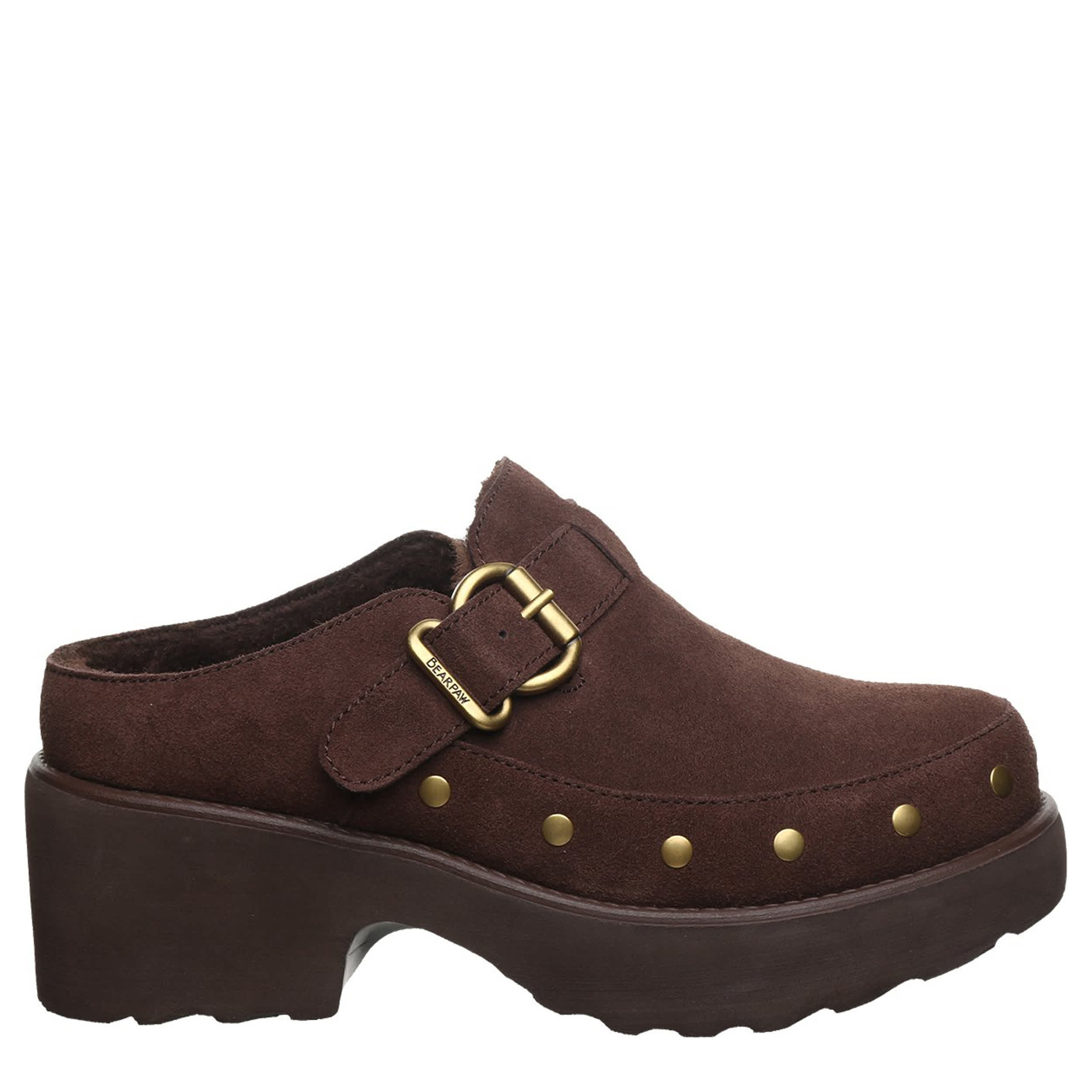 BEARPAW-WOMENS FALYN SLIPPER SLIPPER-BROWN & 