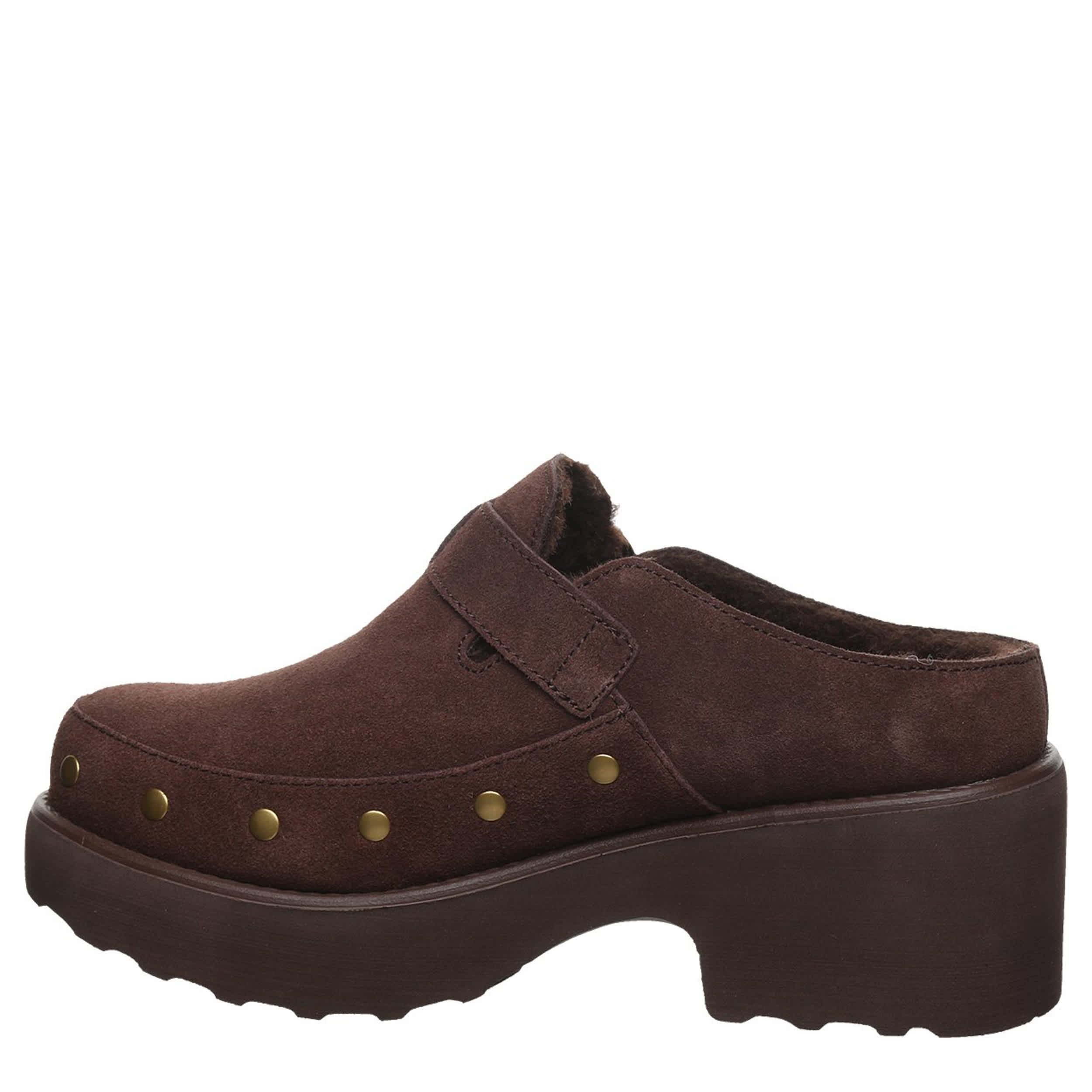 BEARPAW-WOMENS FALYN SLIPPER SLIPPER-BROWN & 