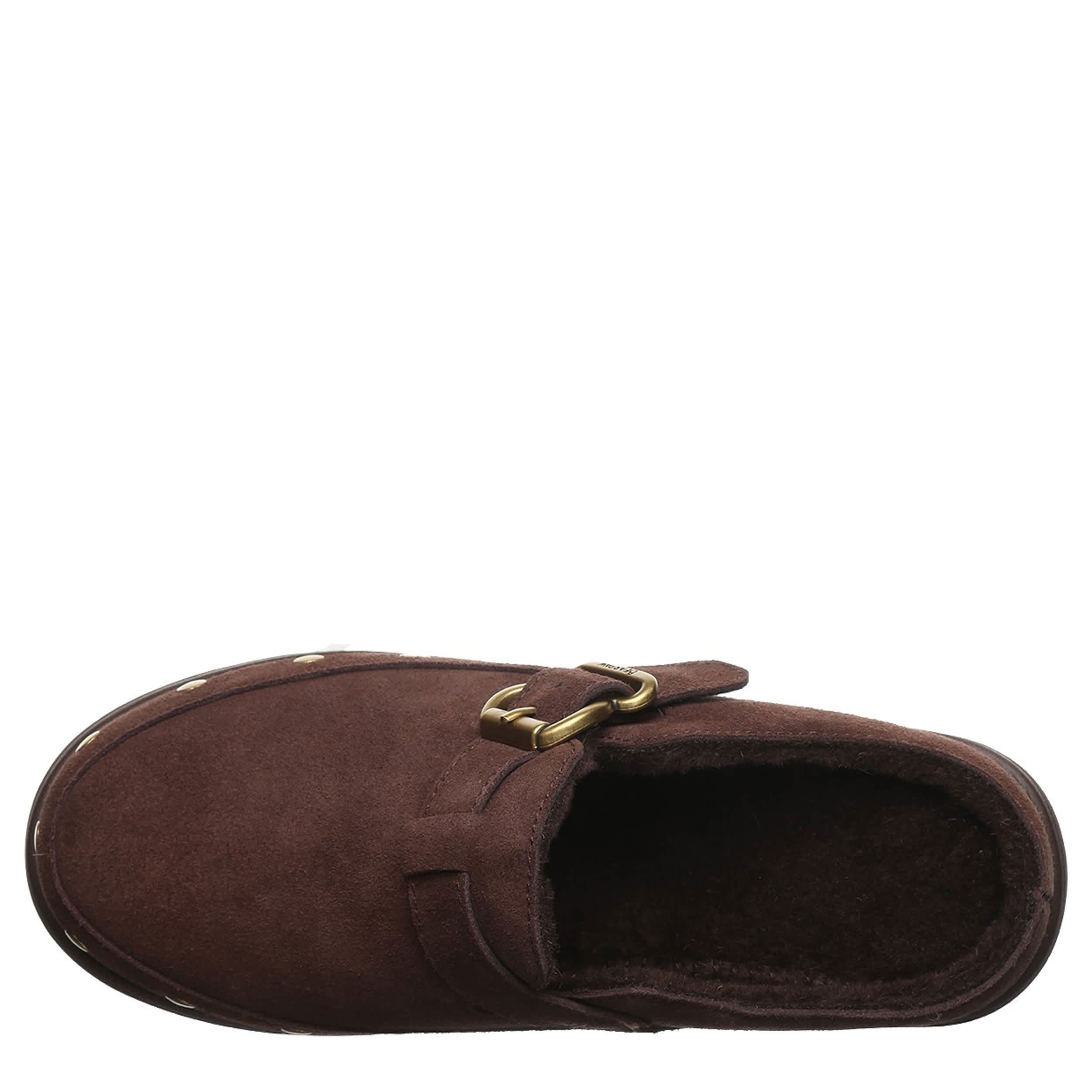 BEARPAW-WOMENS FALYN SLIPPER SLIPPER-BROWN & 