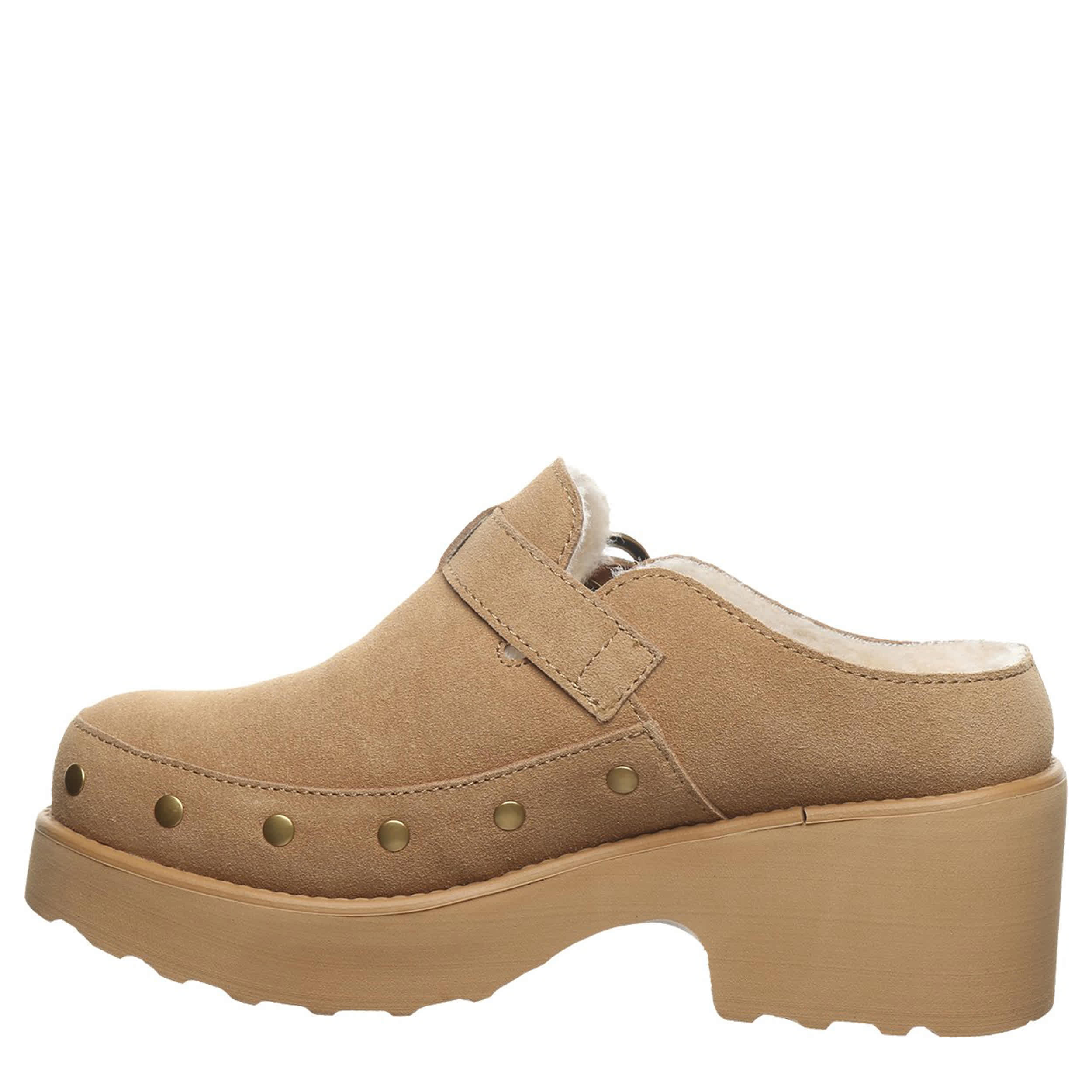 BEARPAW-WOMENS FALYN SLIPPER SLIPPER-COFFEE & 
