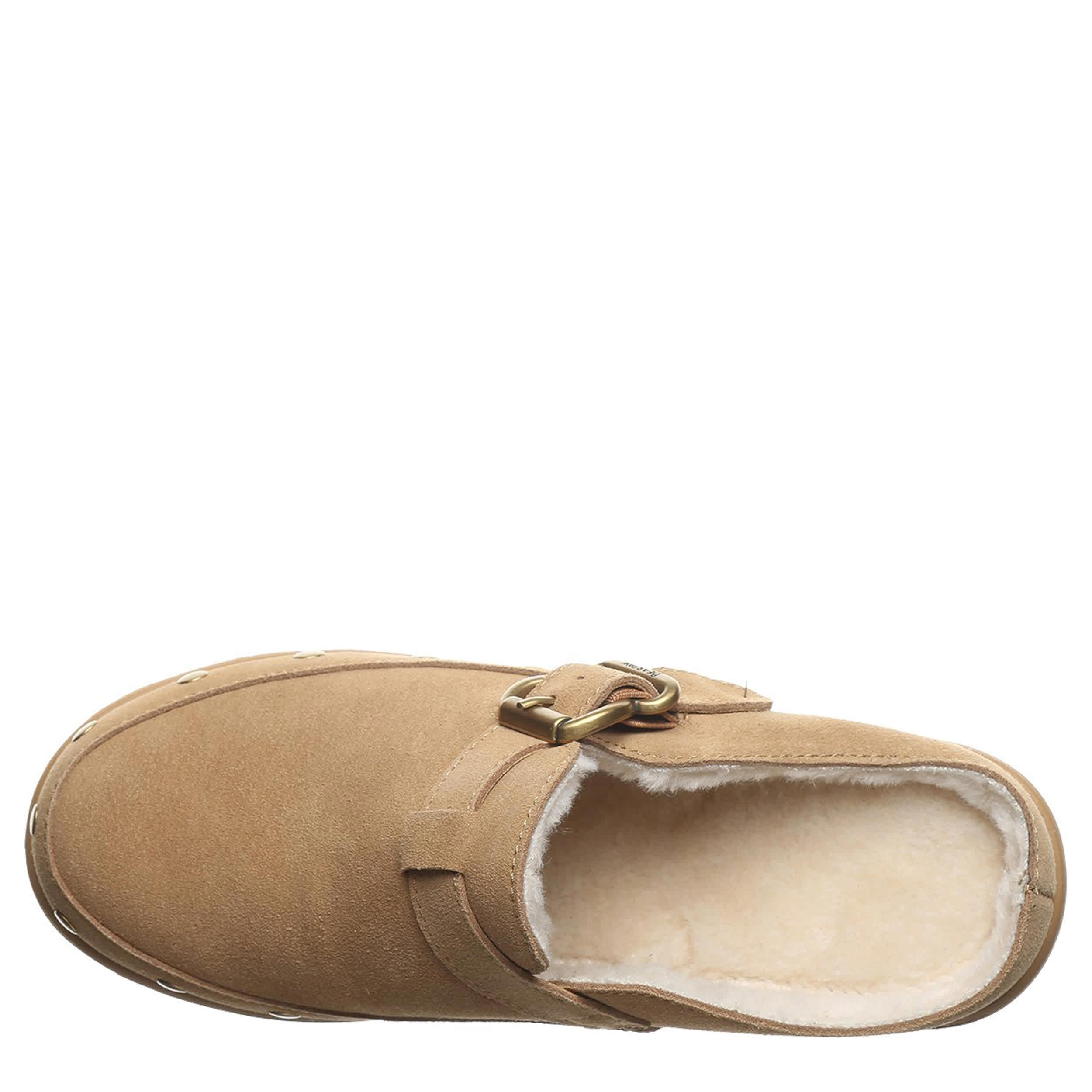 BEARPAW-WOMENS FALYN SLIPPER SLIPPER-COFFEE & 