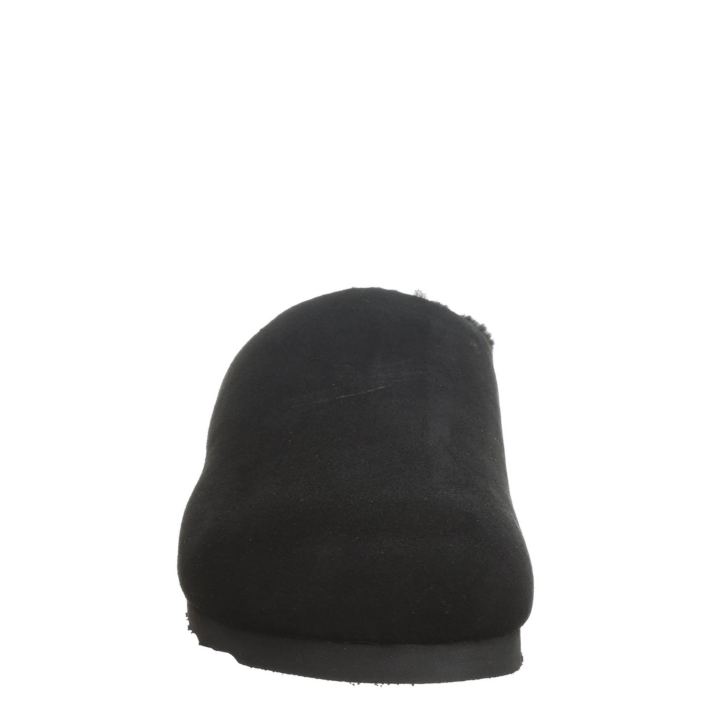 BEARPAW-WOMENS TRINITY LUXE SLIPPER-BLACK & 