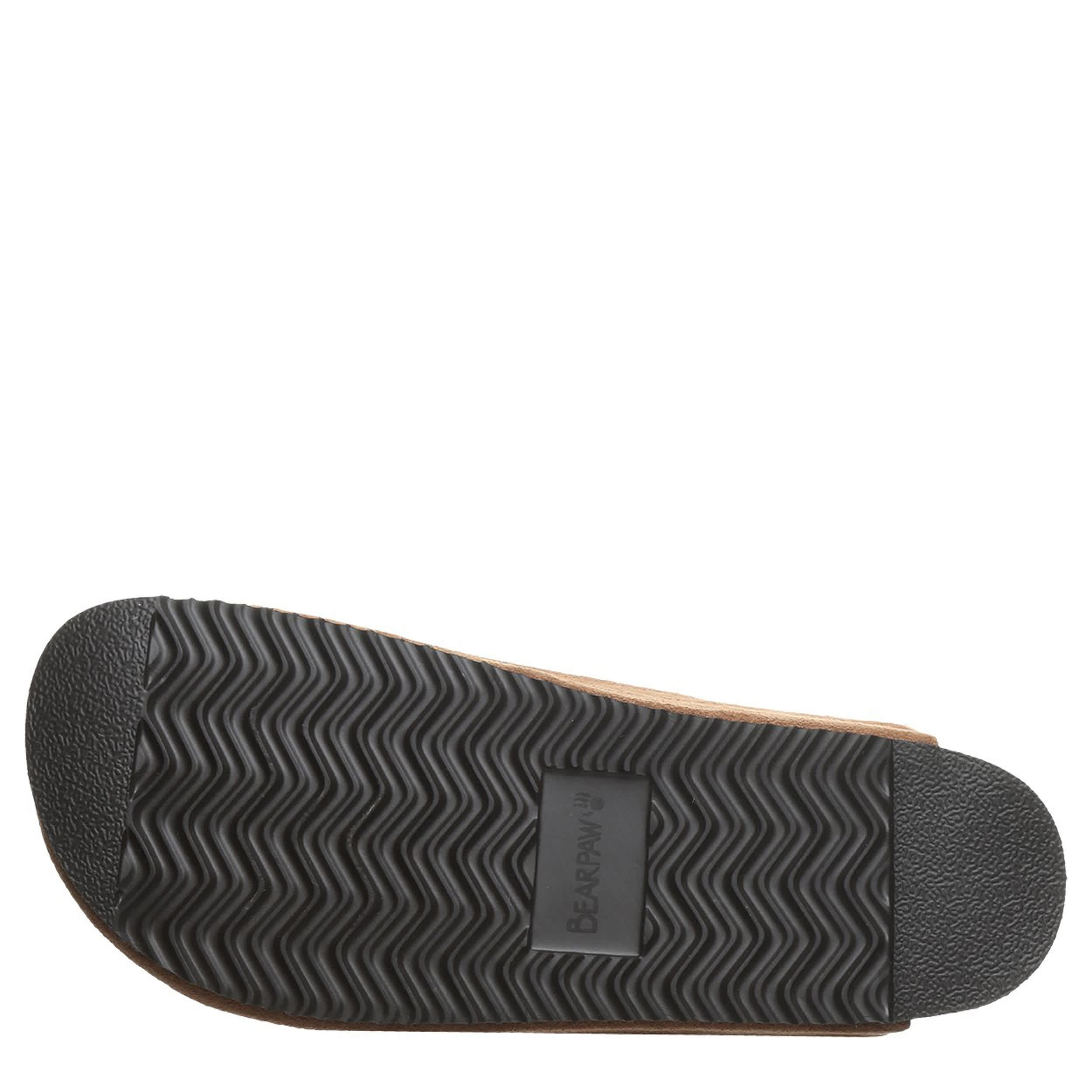 BEARPAW-WOMENS TRINITY LUXE SLIPPER-DARK TAN & 
