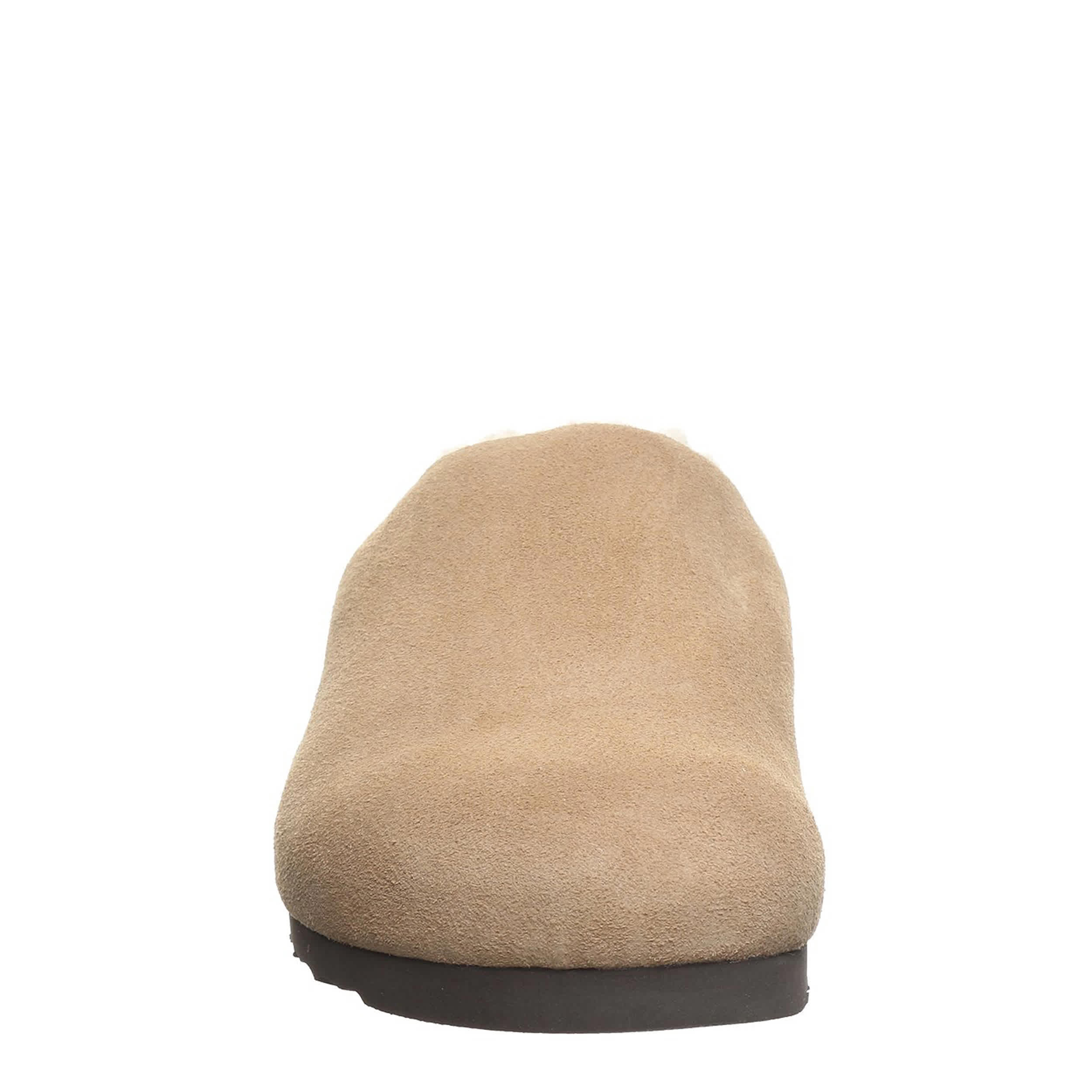 BEARPAW-WOMENS TRINITY LUXE SLIPPER-WHEAT & 