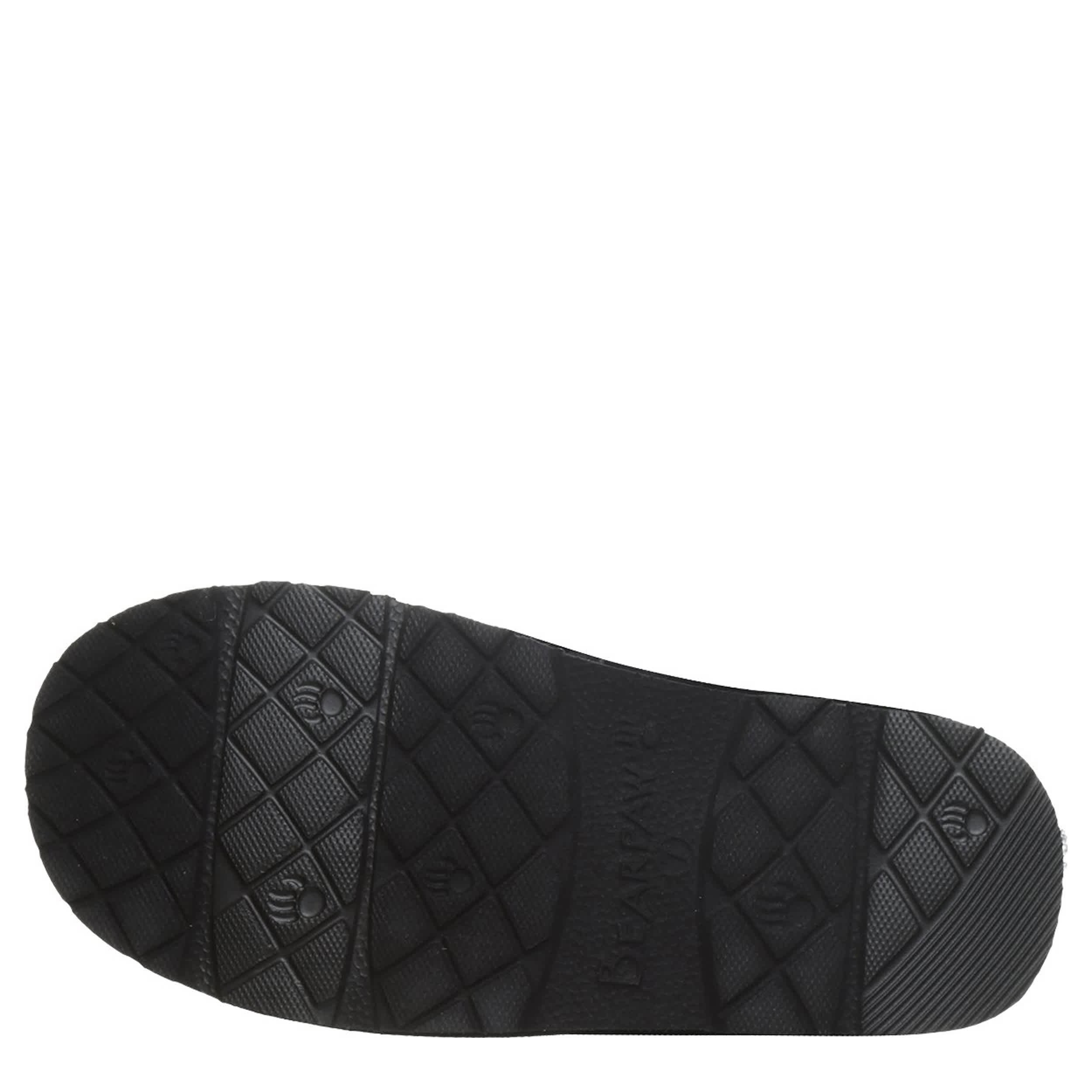 BEARPAW-WOMENS RUMIE SLIPPER-BLACK & 