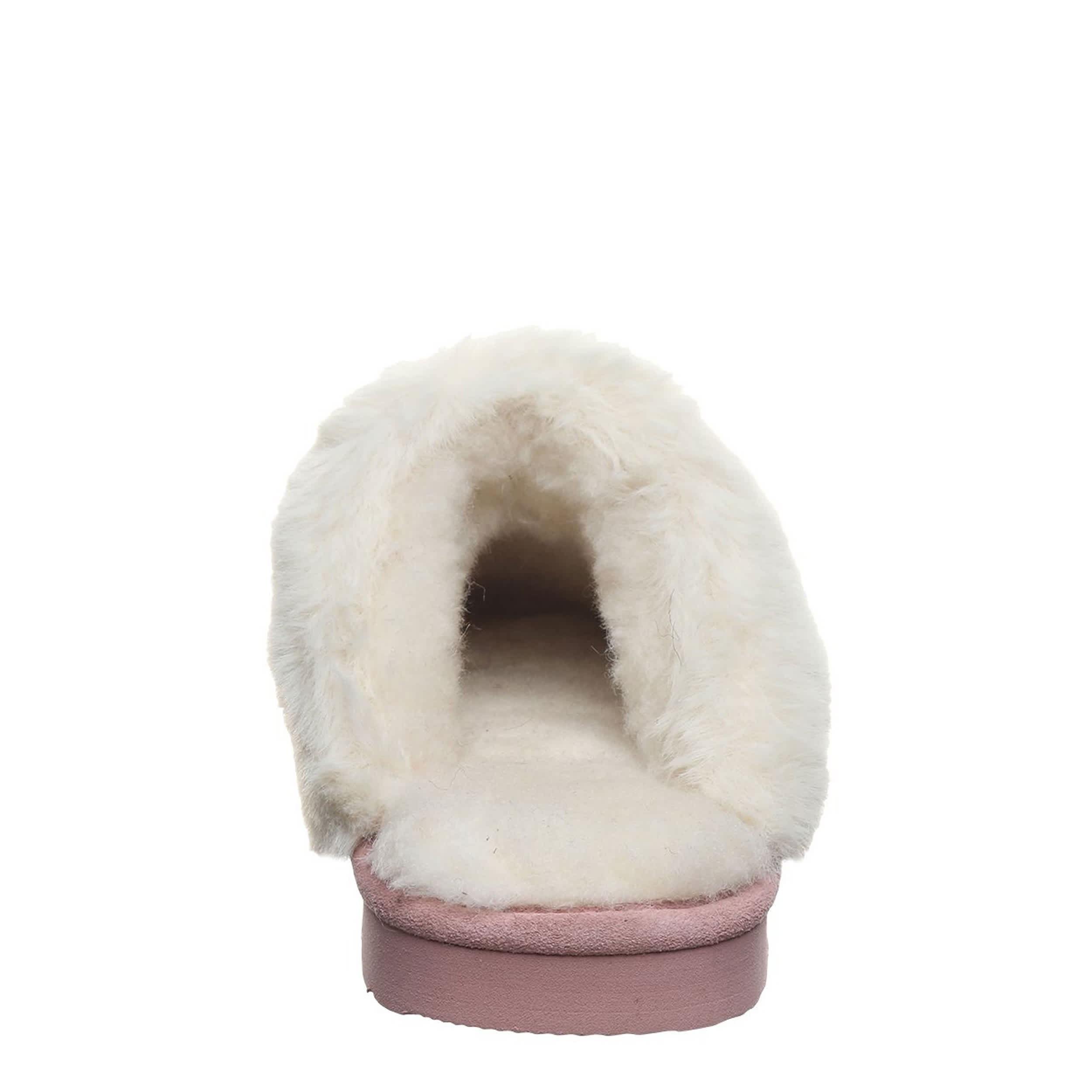 BEARPAW-WOMENS RUMIE SLIPPER-PALE PINK & 