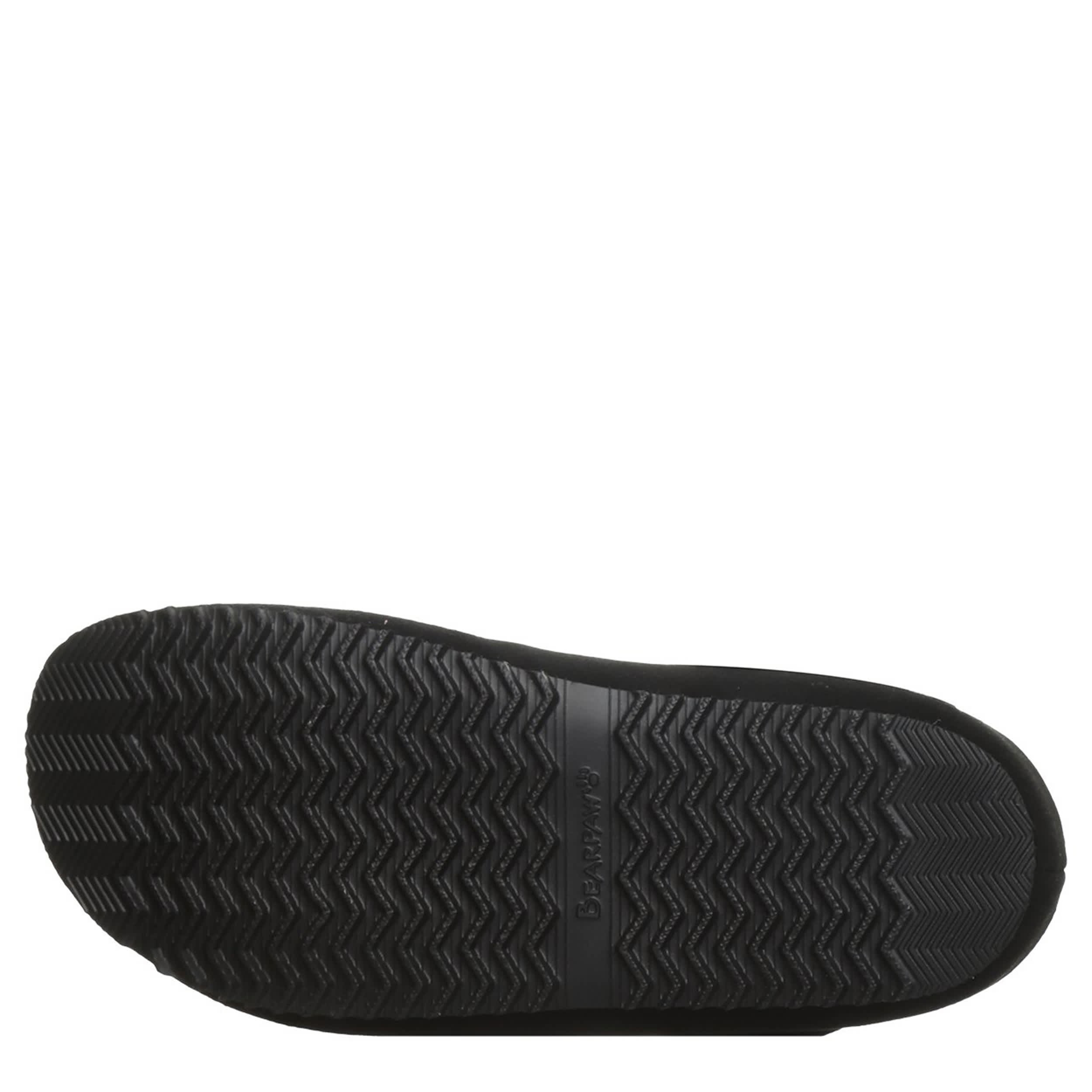 BEARPAW-WOMENS APRIL CLOG-BLACK & 