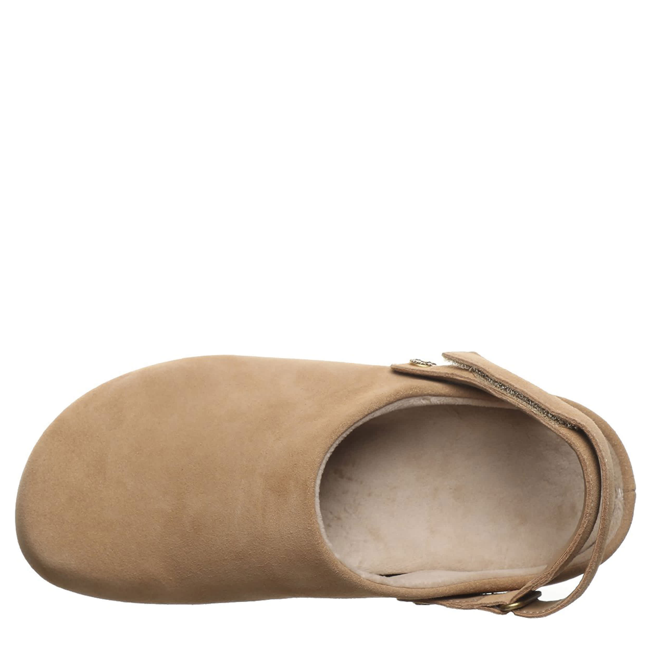 BEARPAW-WOMENS APRIL CLOG-WHEAT & 
