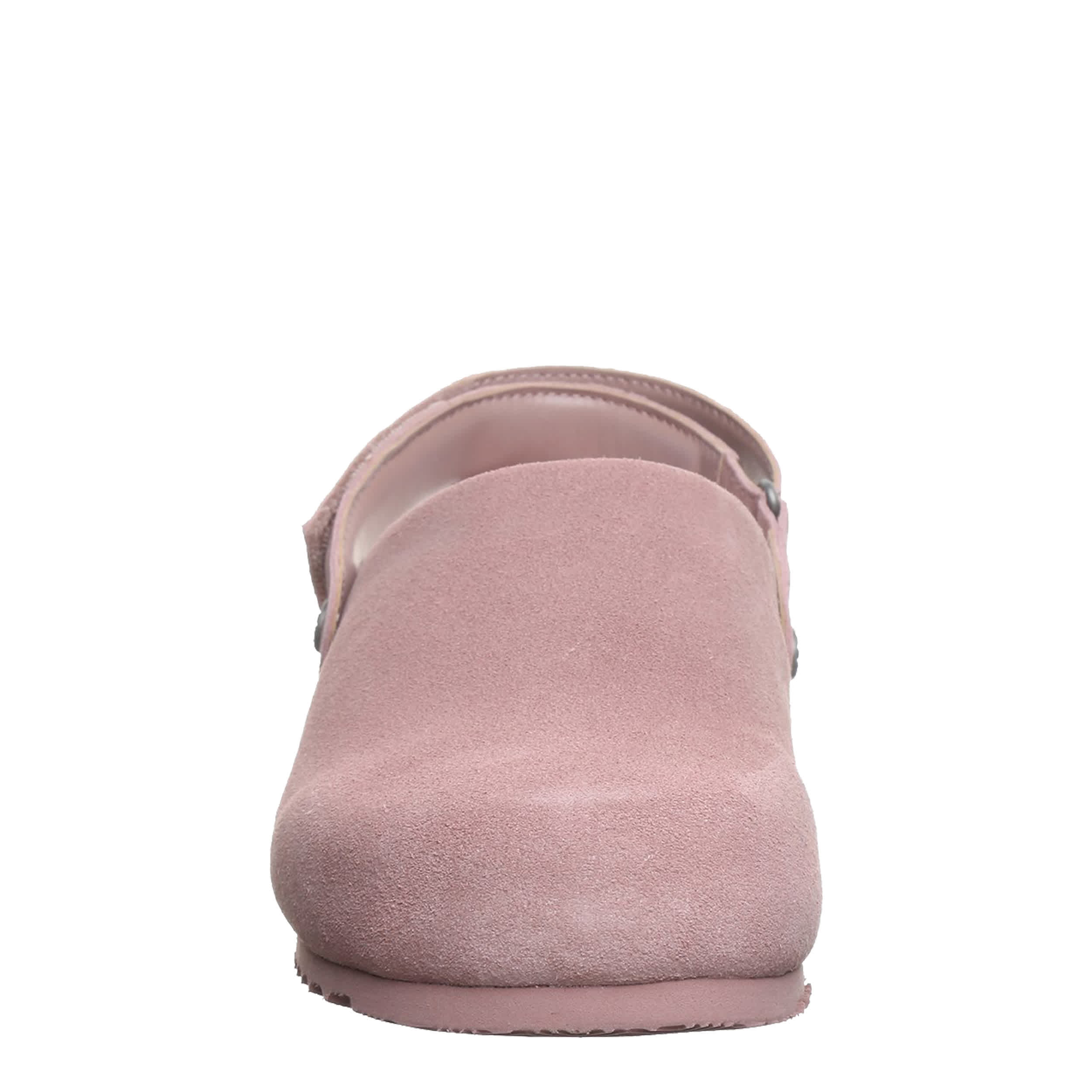 BEARPAW-WOMENS APRIL CLOG-PALE PINK & 