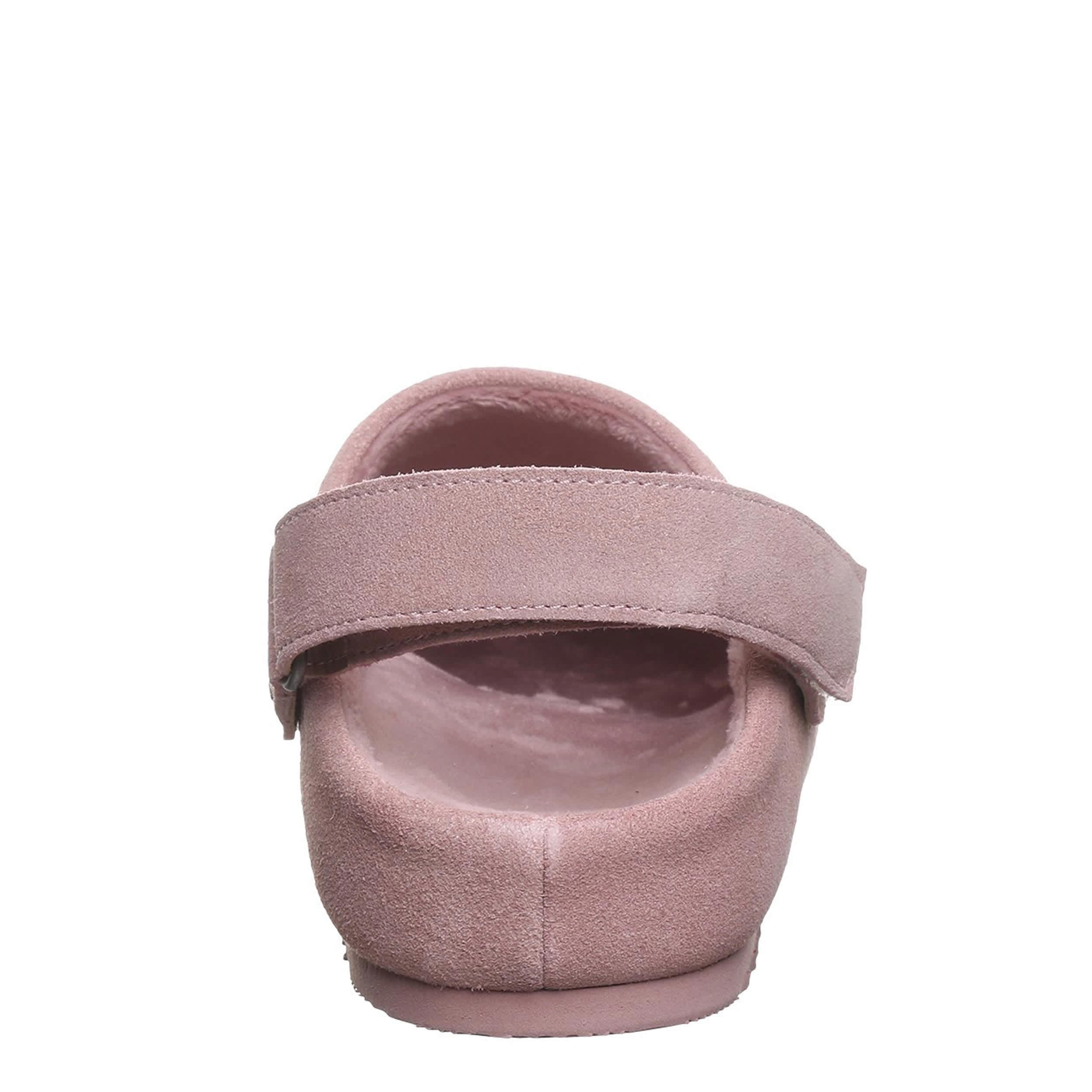 BEARPAW-WOMENS APRIL CLOG-PALE PINK & 