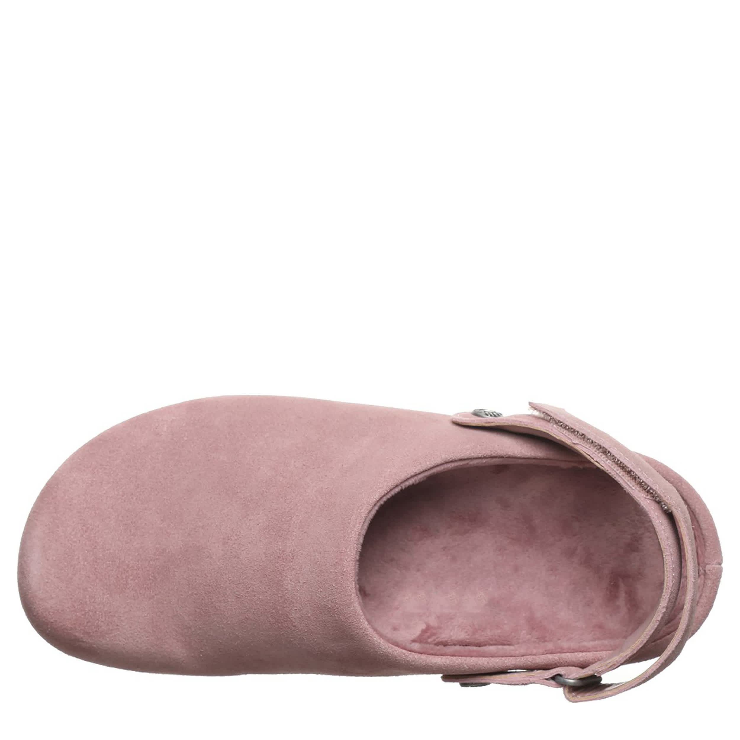 BEARPAW-WOMENS APRIL CLOG-PALE PINK & 