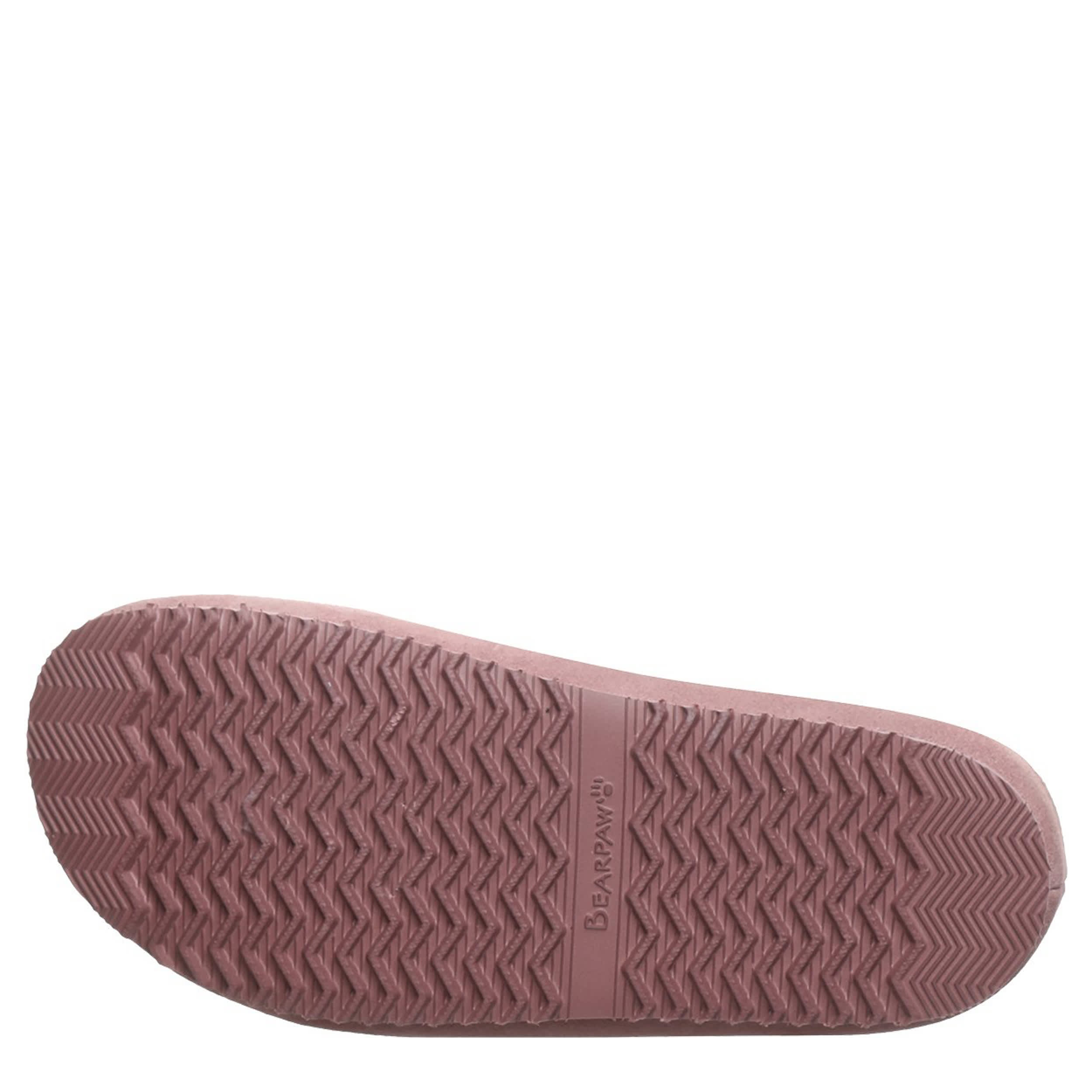 BEARPAW-WOMENS APRIL CLOG-PALE PINK & 