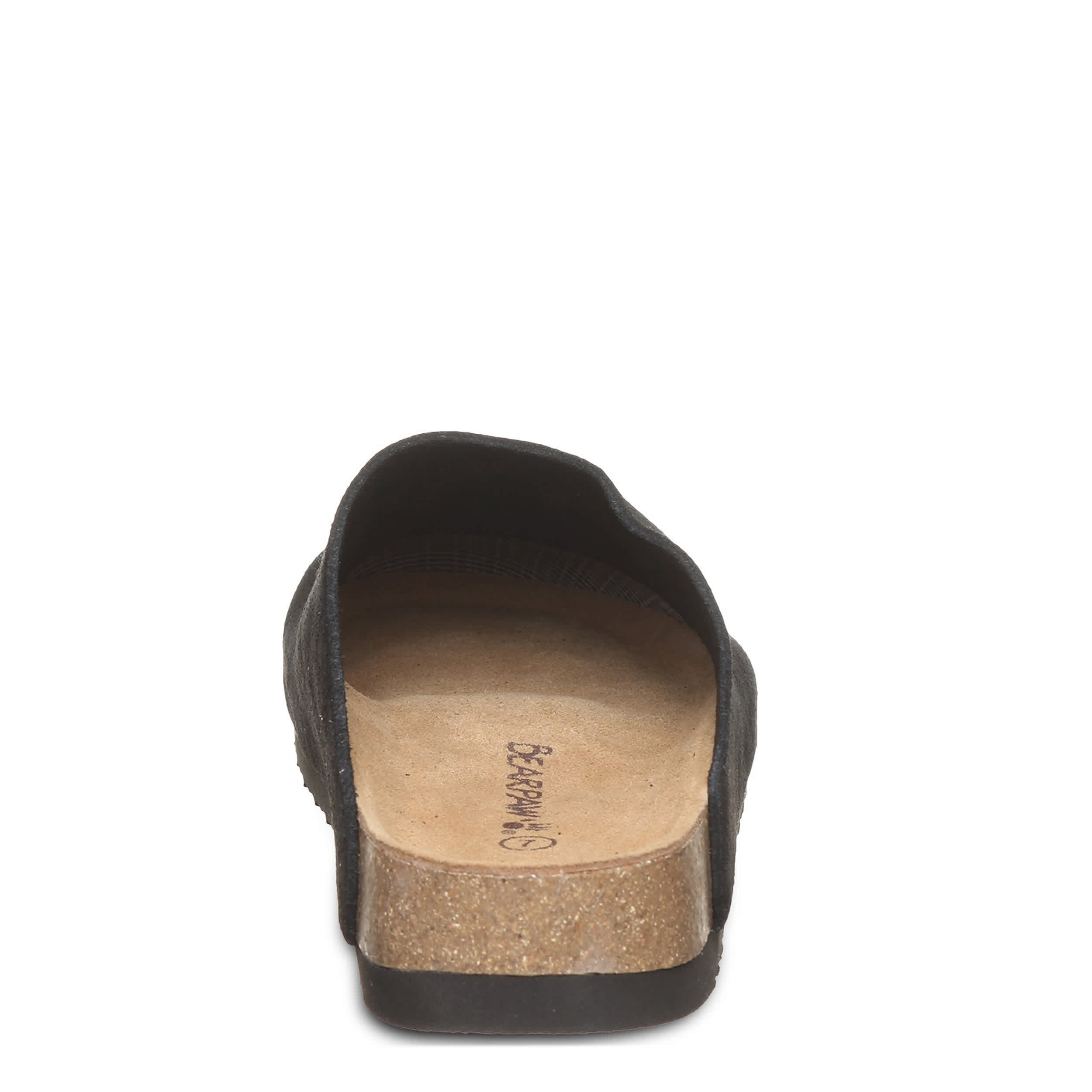 BEARPAW-WOMENS TRINITY CLOG-BLACK & 