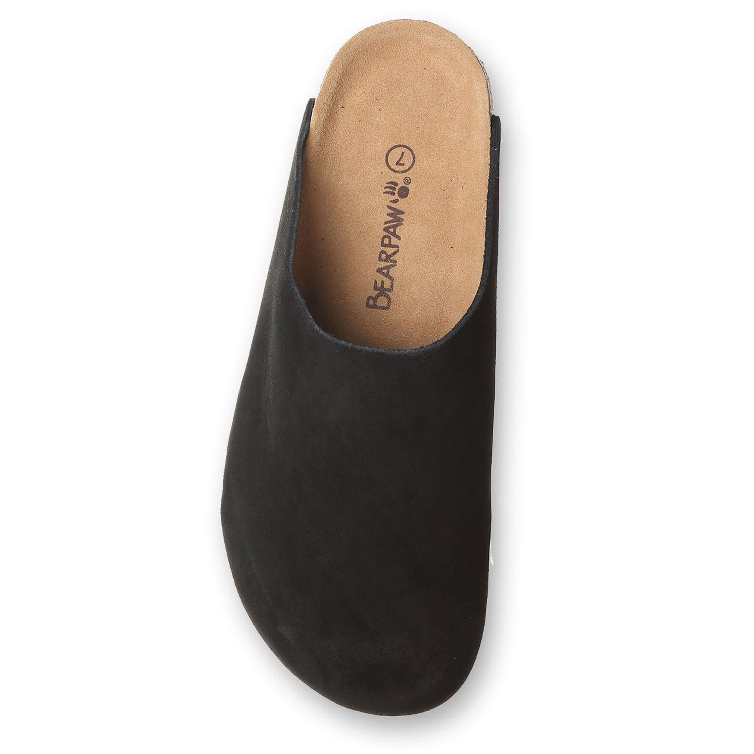BEARPAW-WOMENS TRINITY CLOG-BLACK & 
