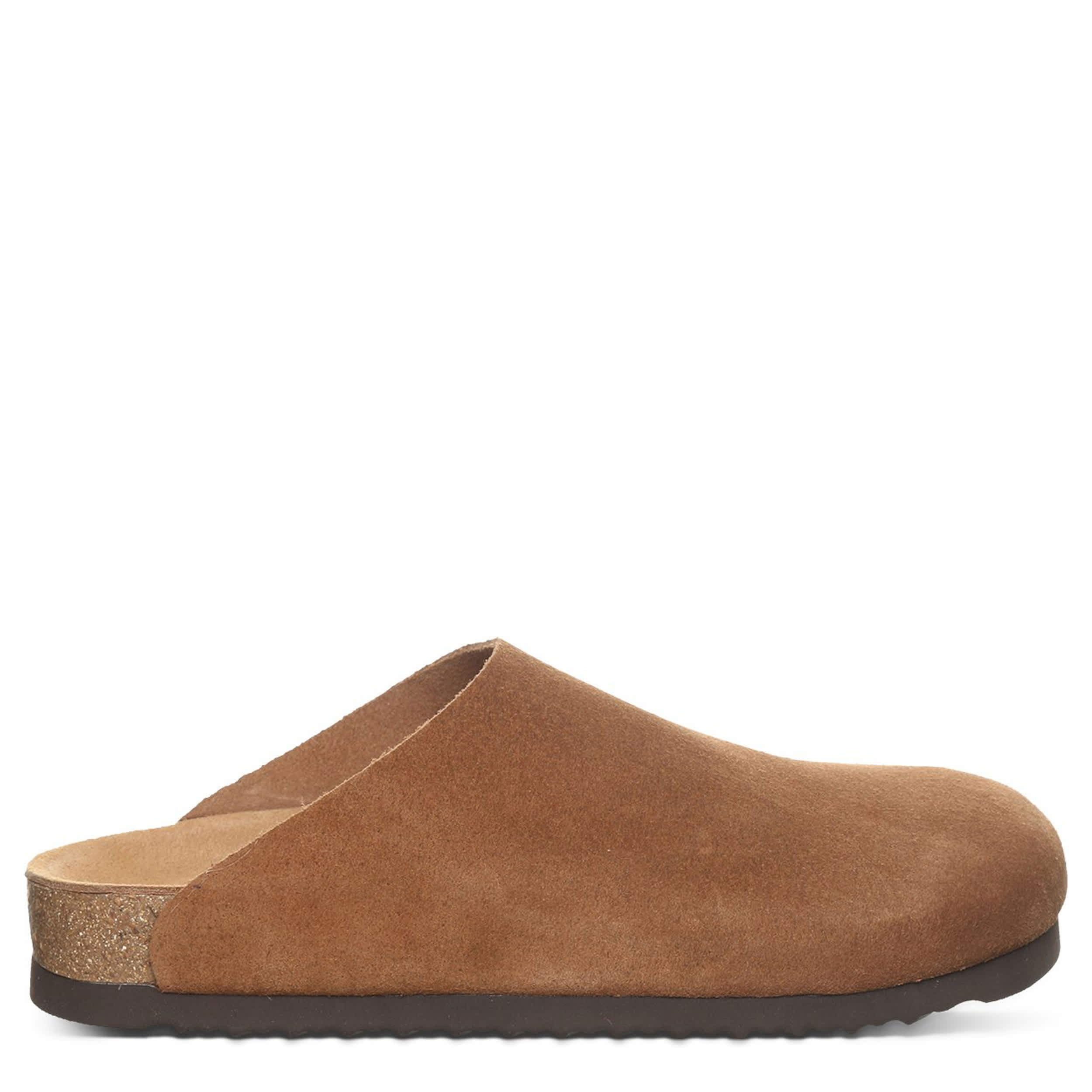 BEARPAW-WOMENS TRINITY CLOG-DARK TAN & 