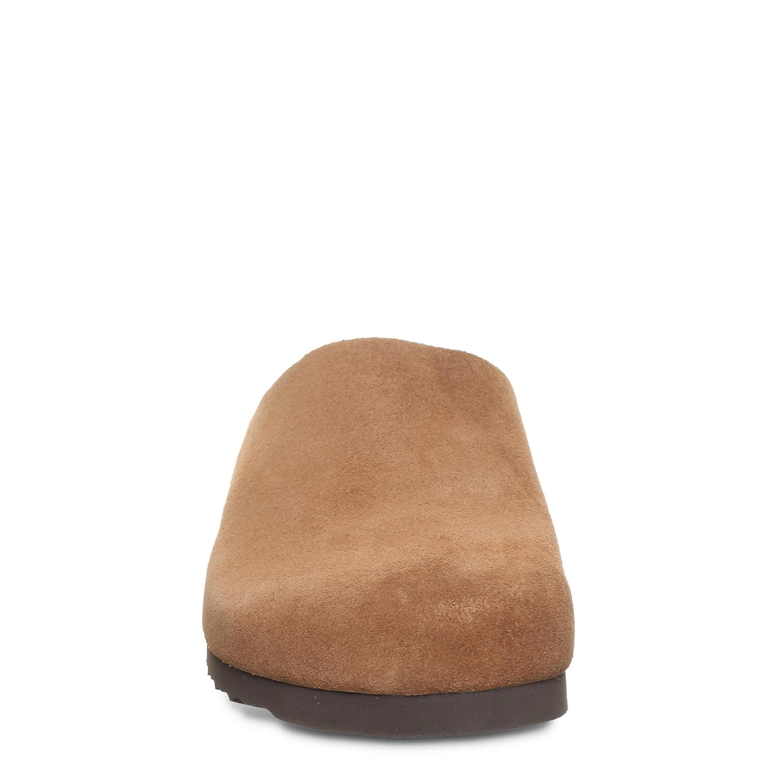 BEARPAW-WOMENS TRINITY CLOG-DARK TAN & 