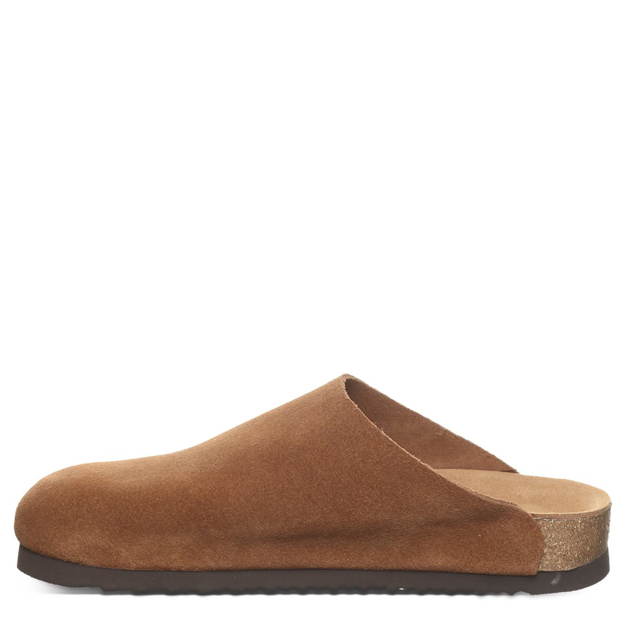 BEARPAW-WOMENS TRINITY CLOG-DARK TAN & 
