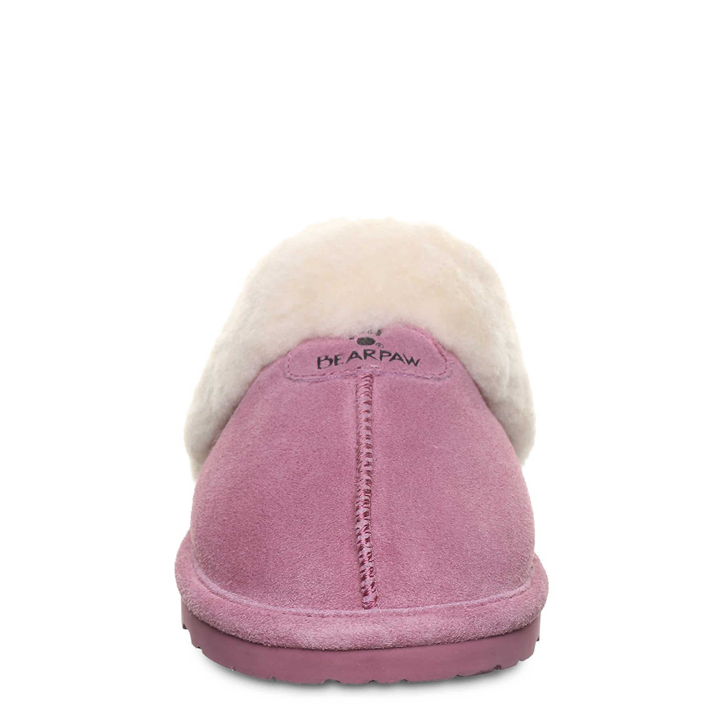 BEARPAW-WOMENS LOKI II SLIPPER-ROSE GOLD & PALE PINK