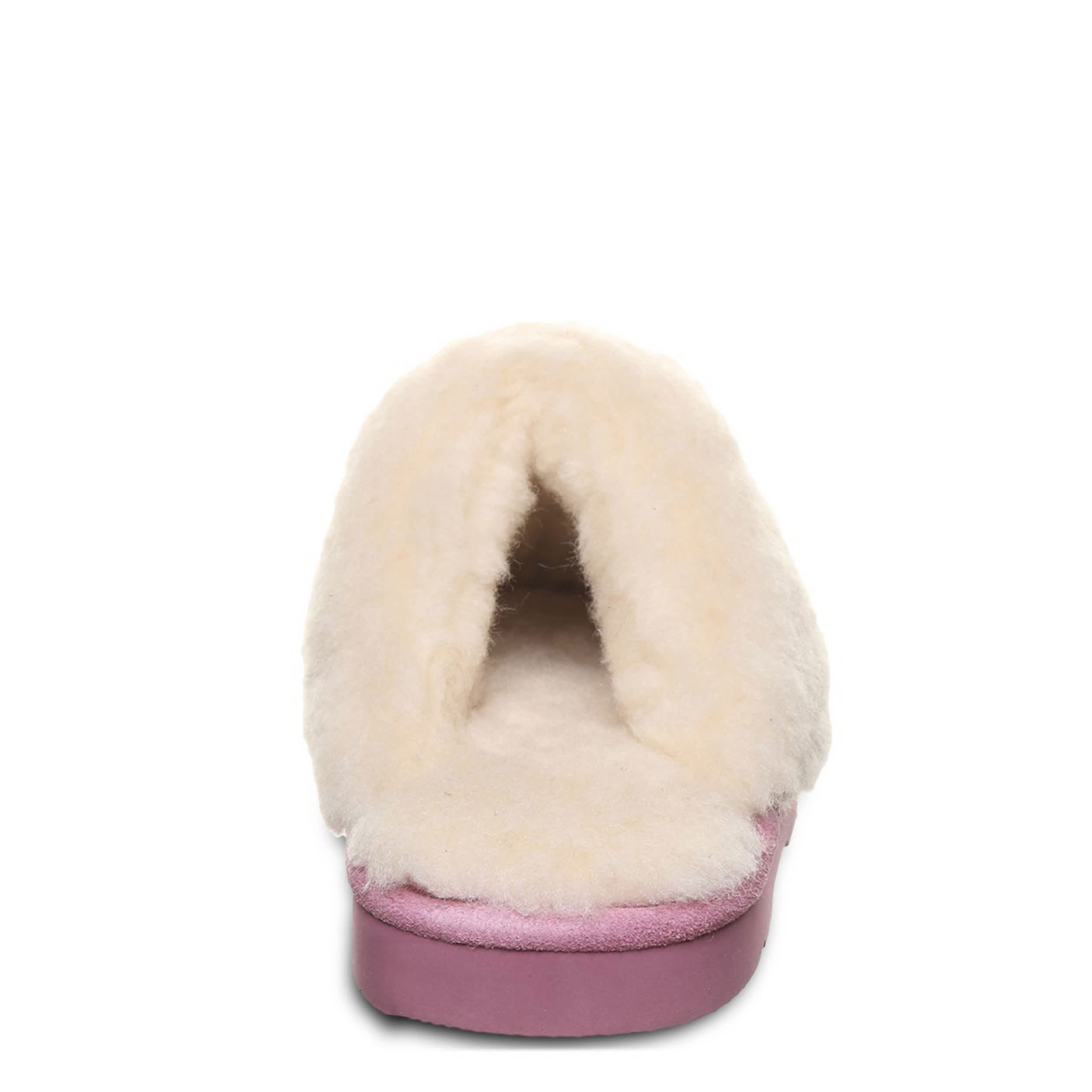 BEARPAW-WOMENS LOKI II SLIPPER-ROSE GOLD & PALE PINK
