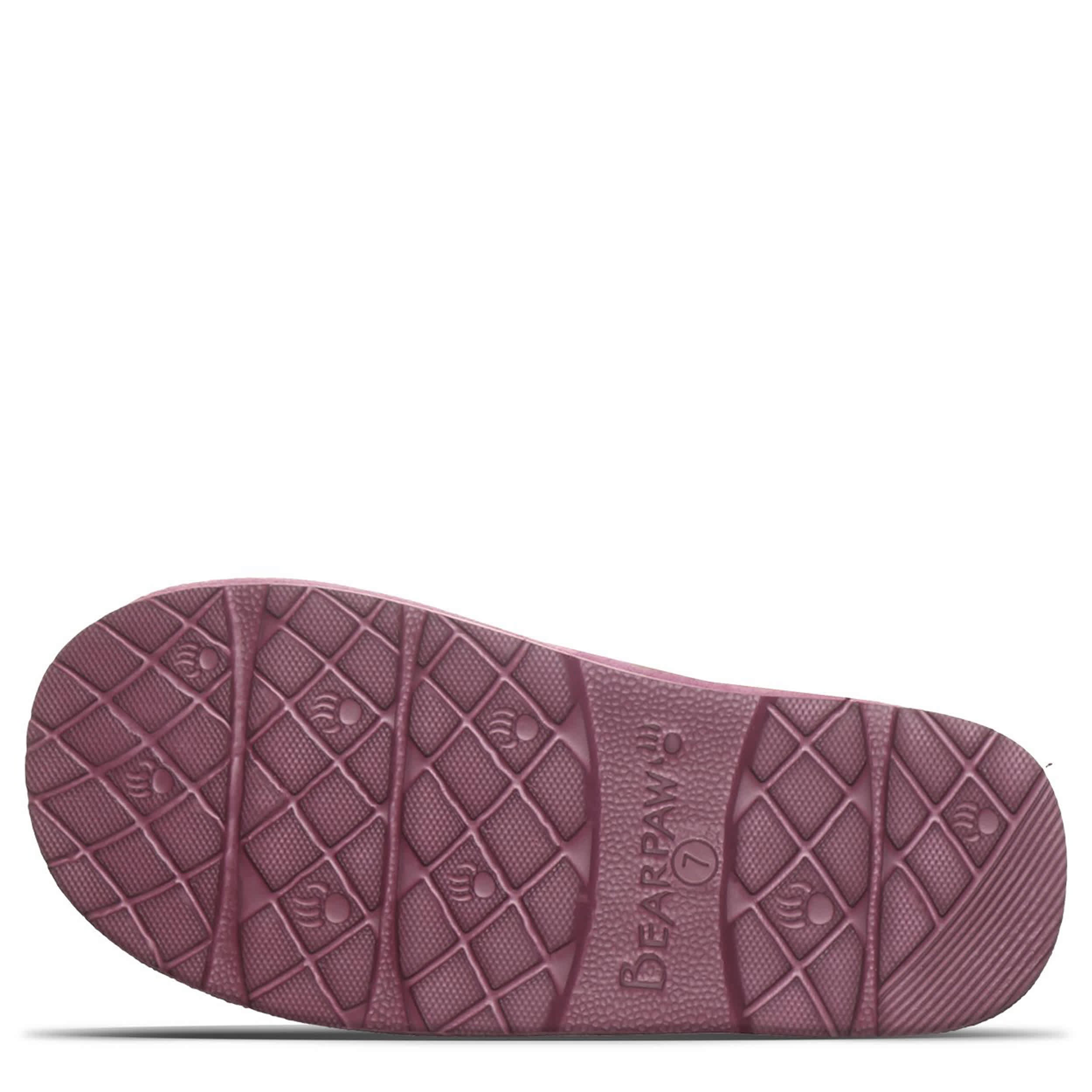 BEARPAW-WOMENS LOKI II SLIPPER-ROSE GOLD & PALE PINK