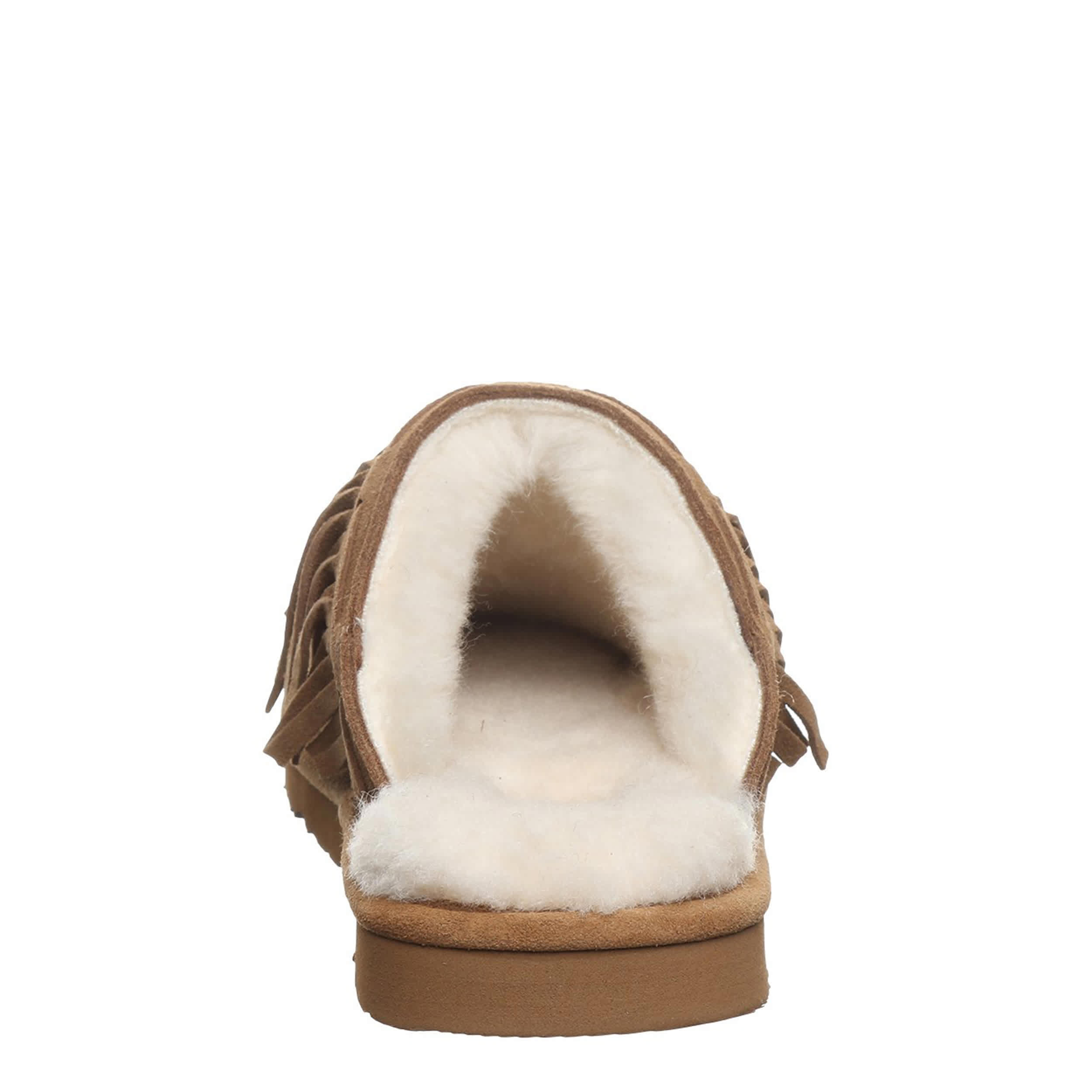 BEARPAW-WOMENS BRIONY SLIPPER-BROWN & 