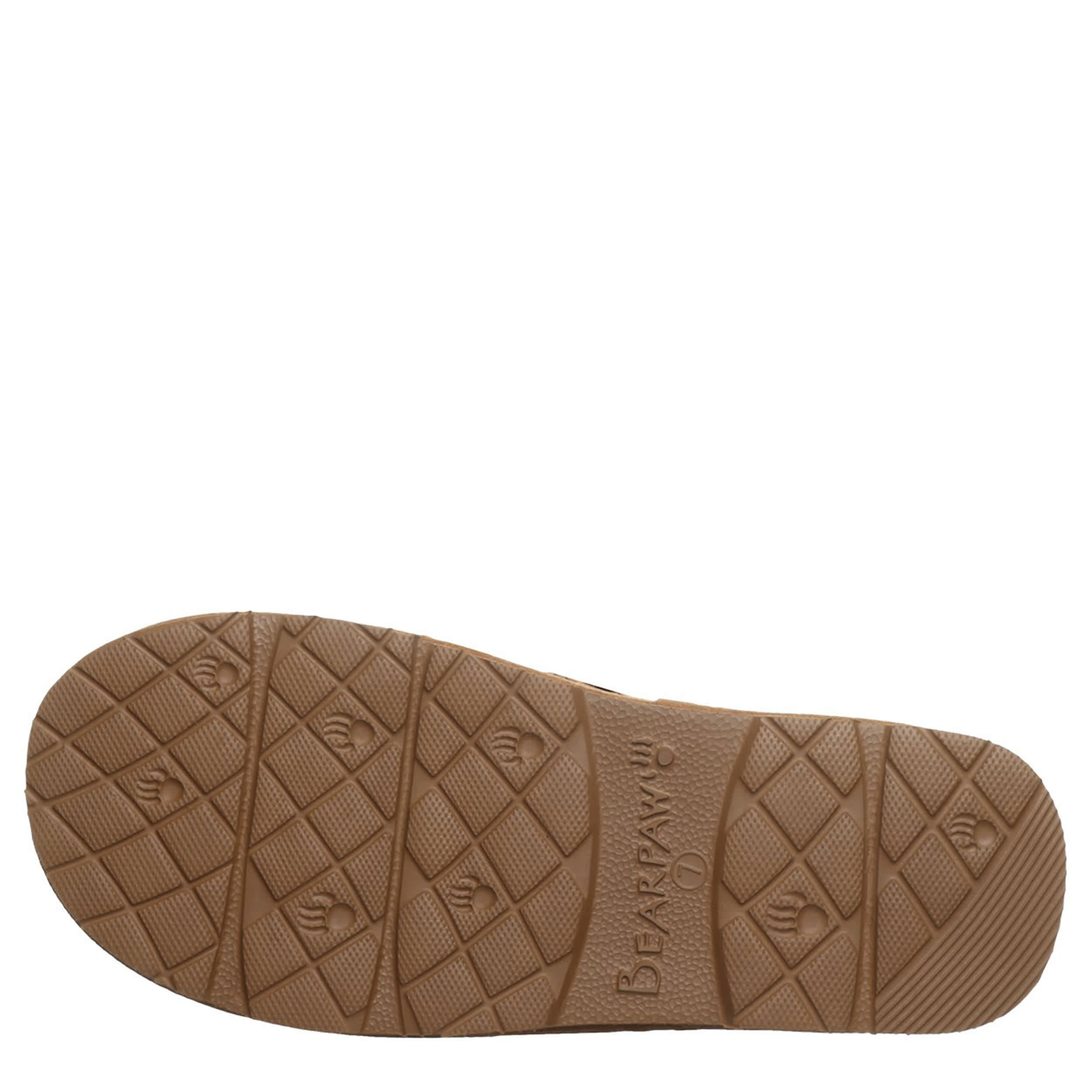BEARPAW-WOMENS BRIONY SLIPPER-BROWN & 