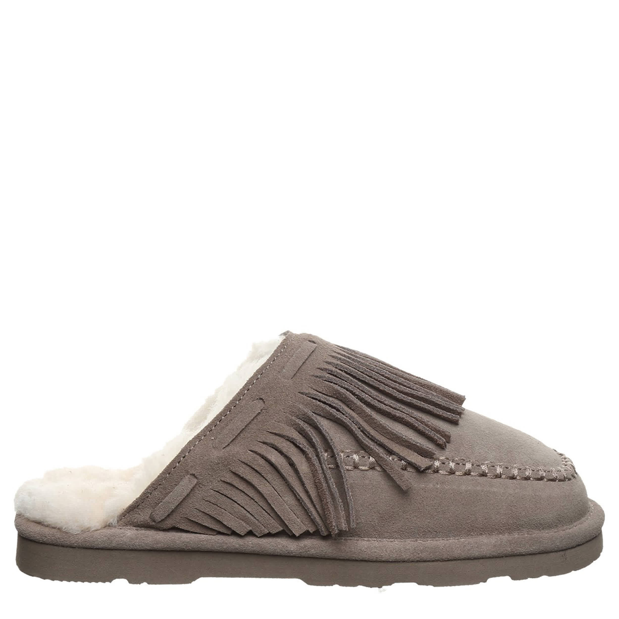 BEARPAW-WOMENS BRIONY SLIPPER-MOCHA & 