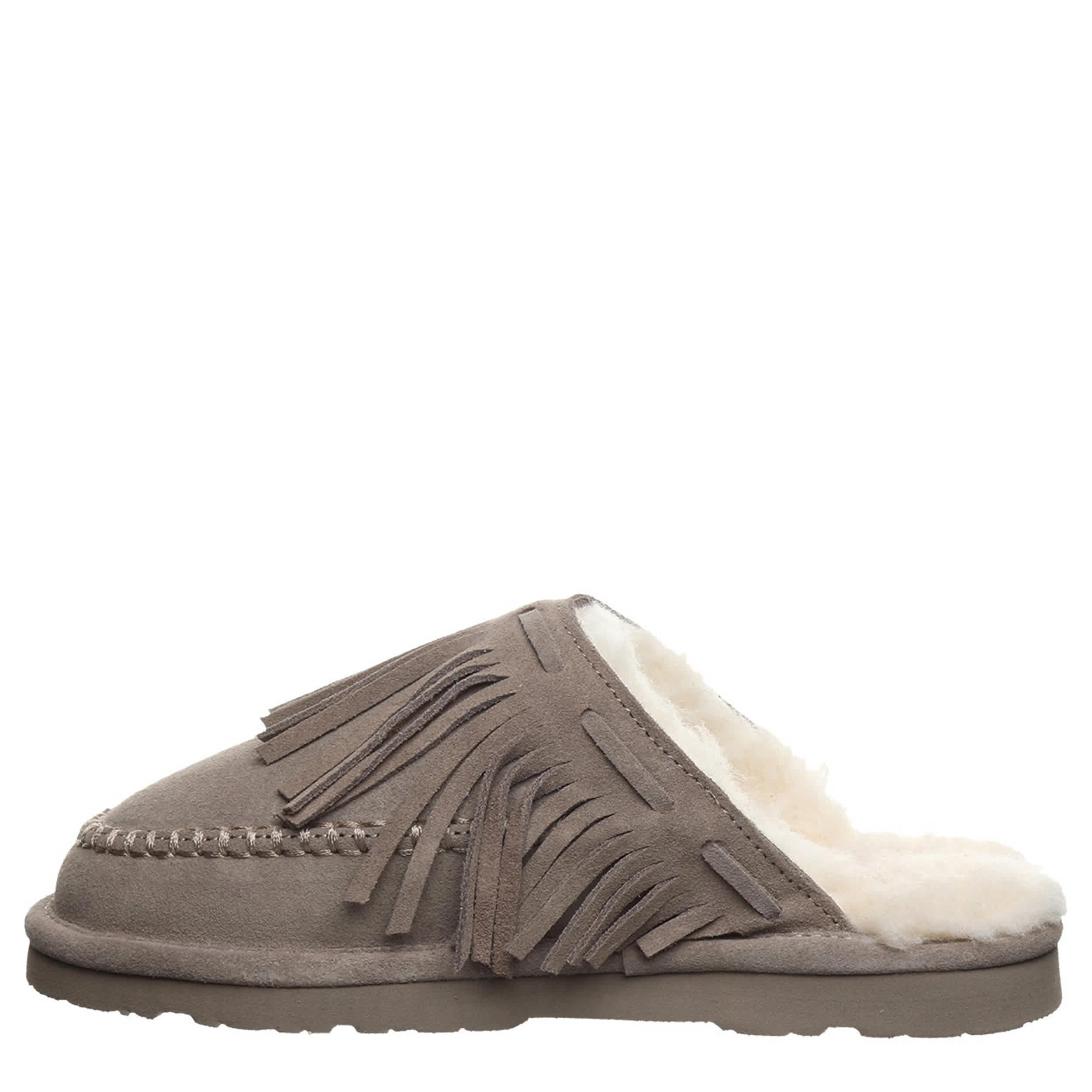 BEARPAW-WOMENS BRIONY SLIPPER-MOCHA & 