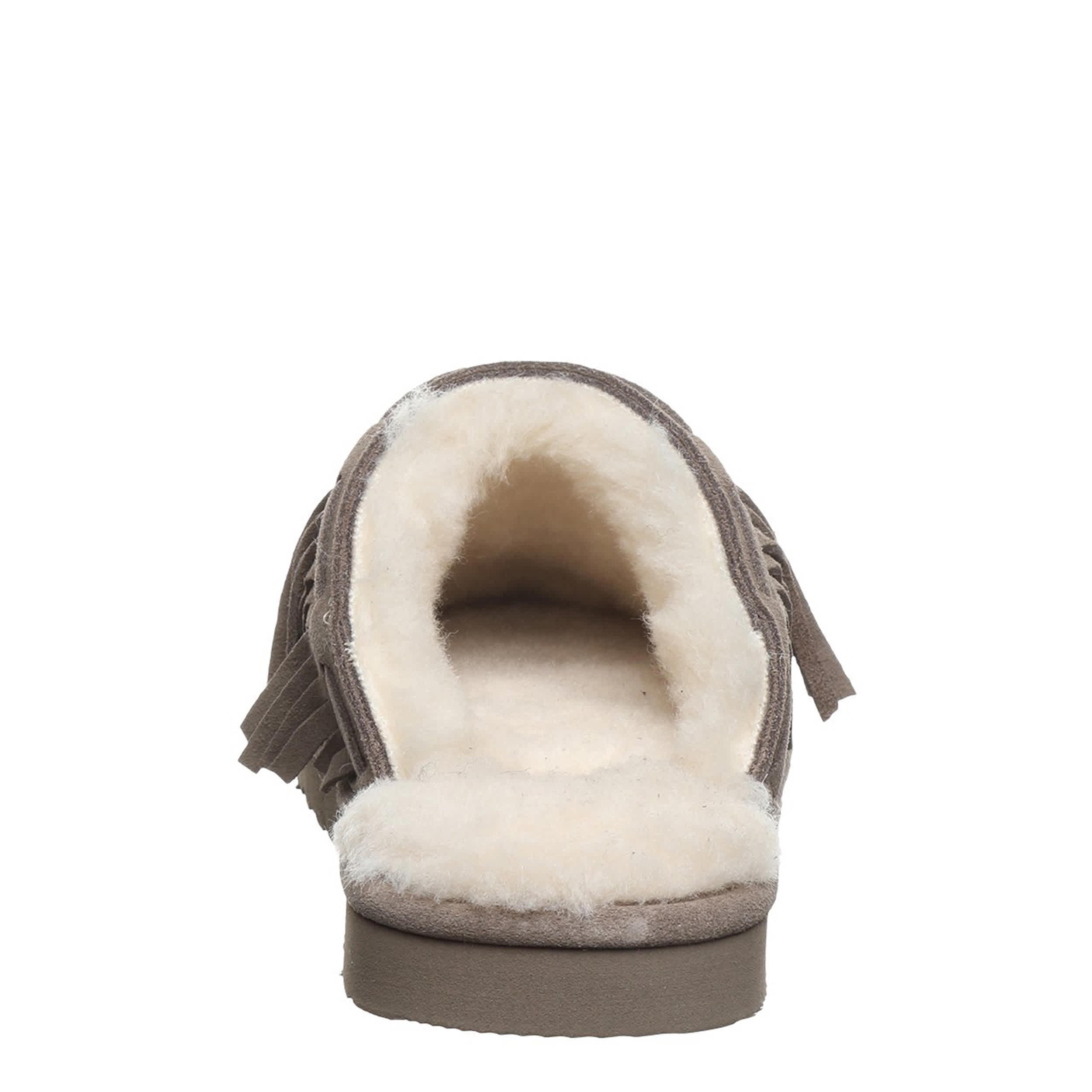 BEARPAW-WOMENS BRIONY SLIPPER-MOCHA & 