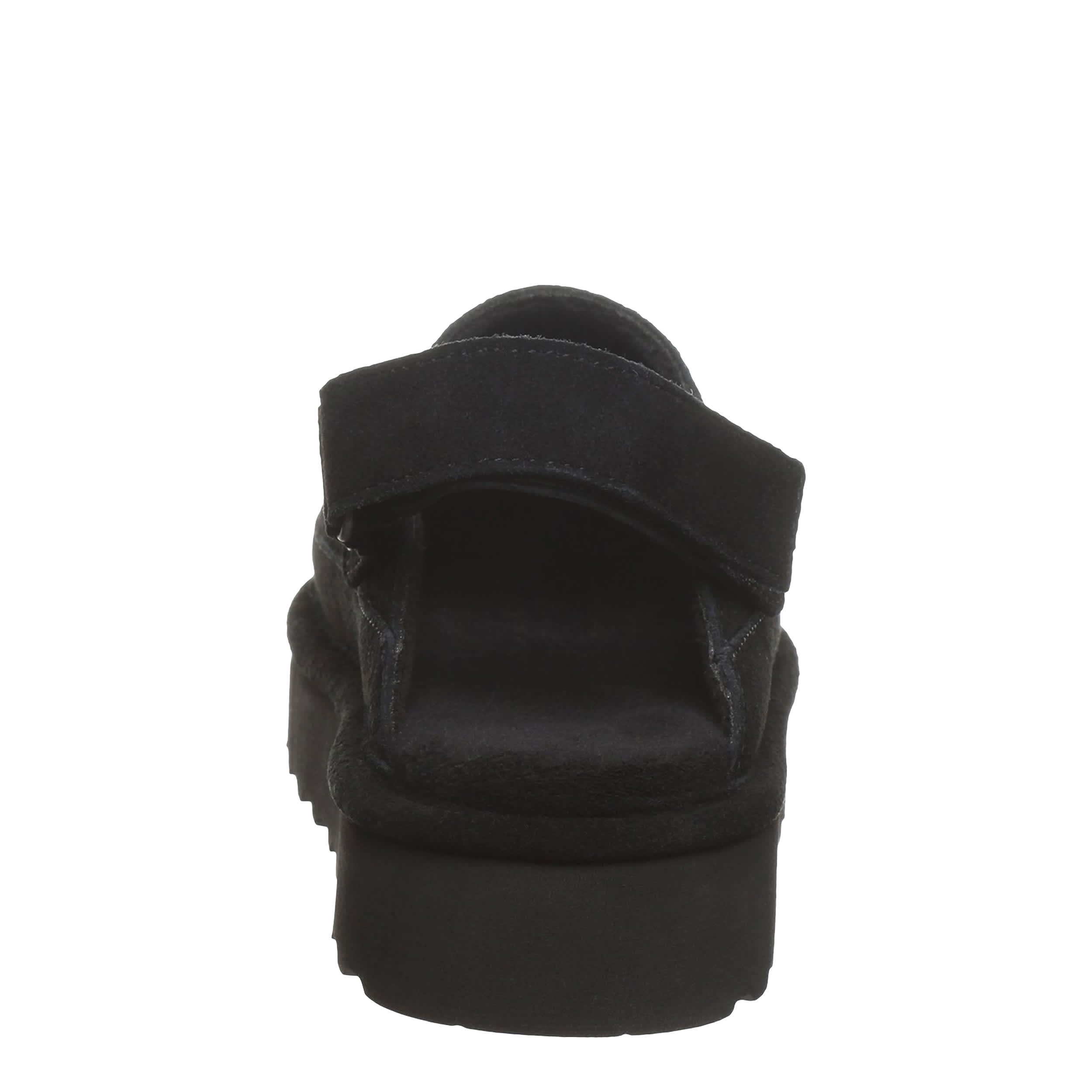 BEARPAW-WOMENS BROOKE CLOG-BLACK & 