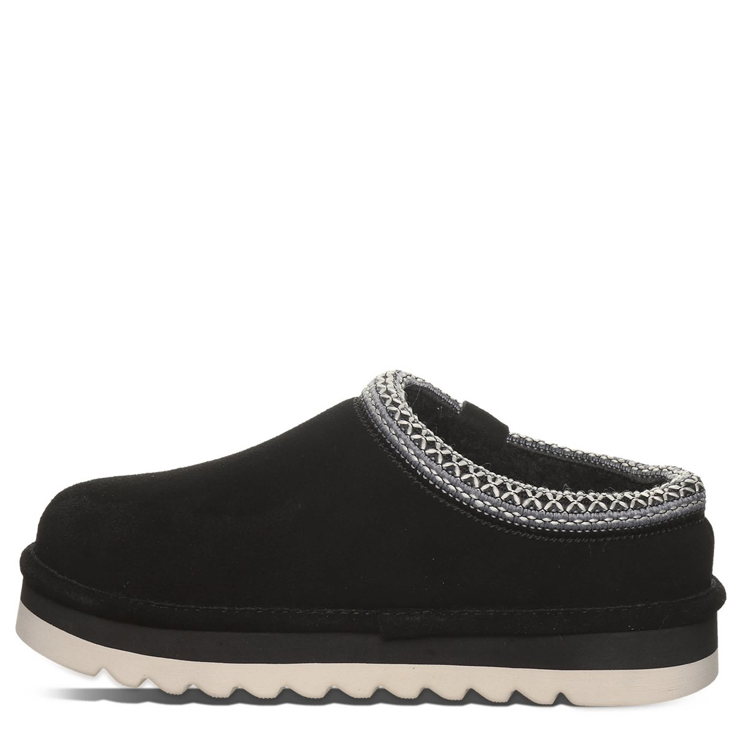 BEARPAW-WOMENS CALLISTA SLIPPER-BLACK & 