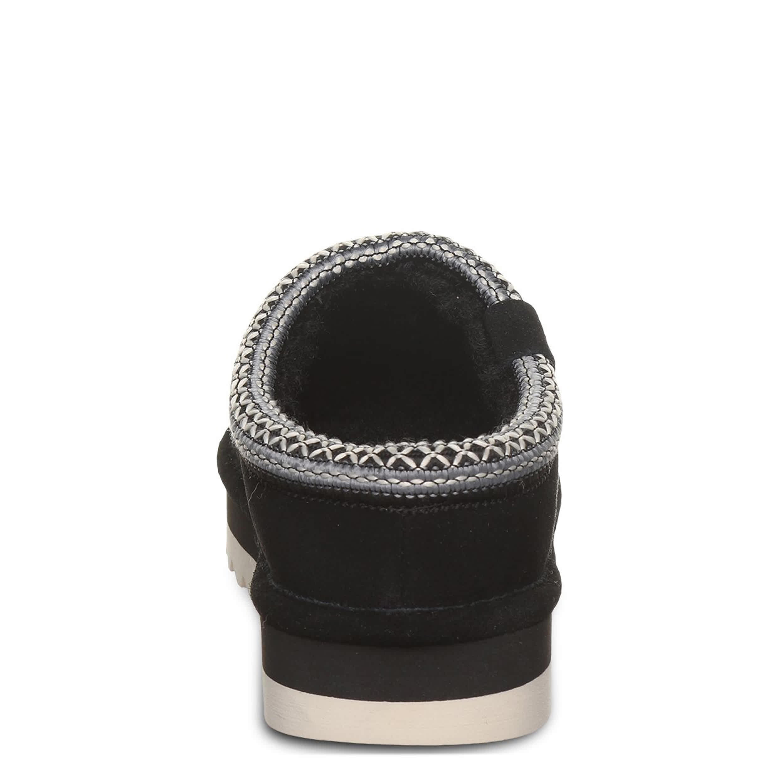 BEARPAW-WOMENS CALLISTA SLIPPER-BLACK & 