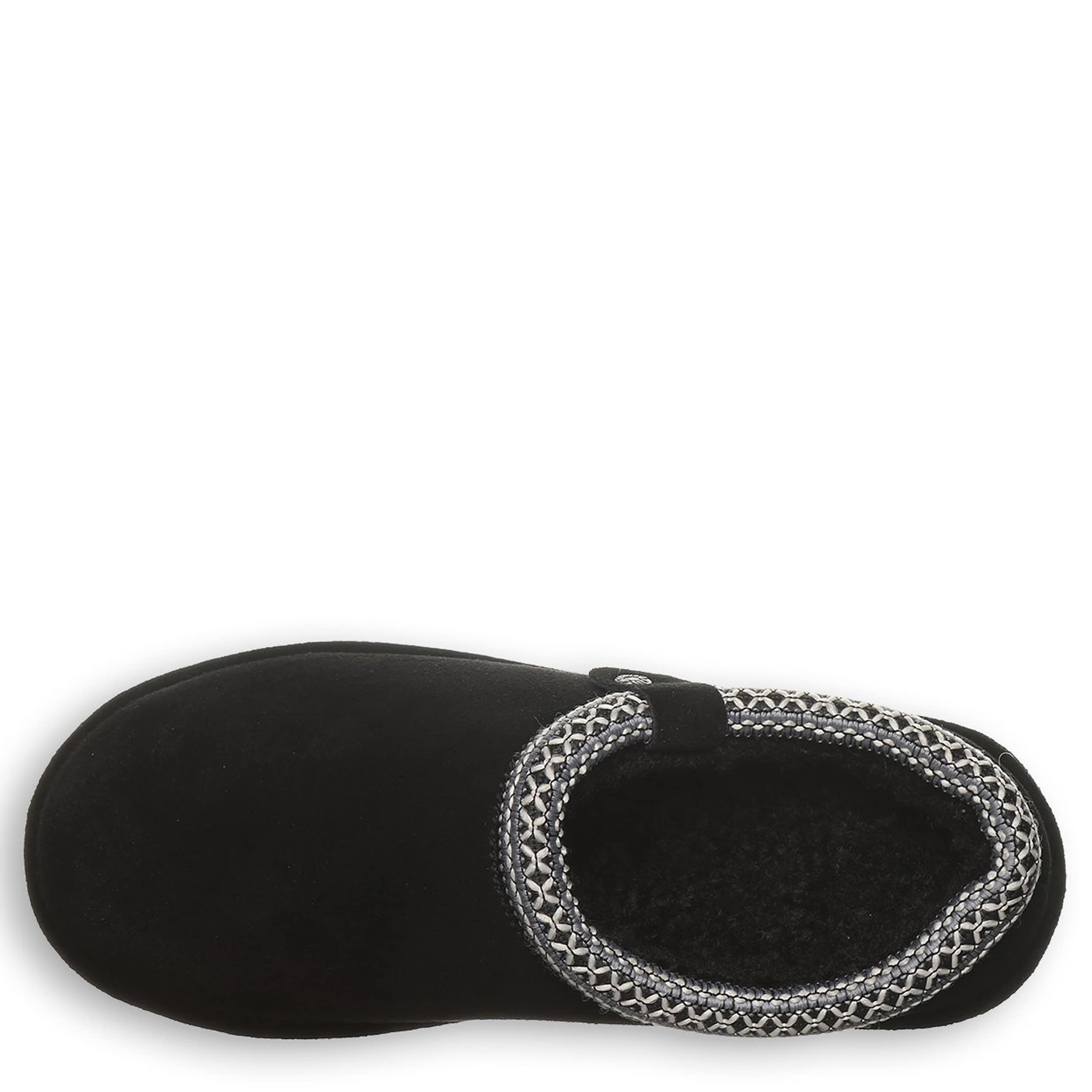 BEARPAW-WOMENS CALLISTA SLIPPER-BLACK & 