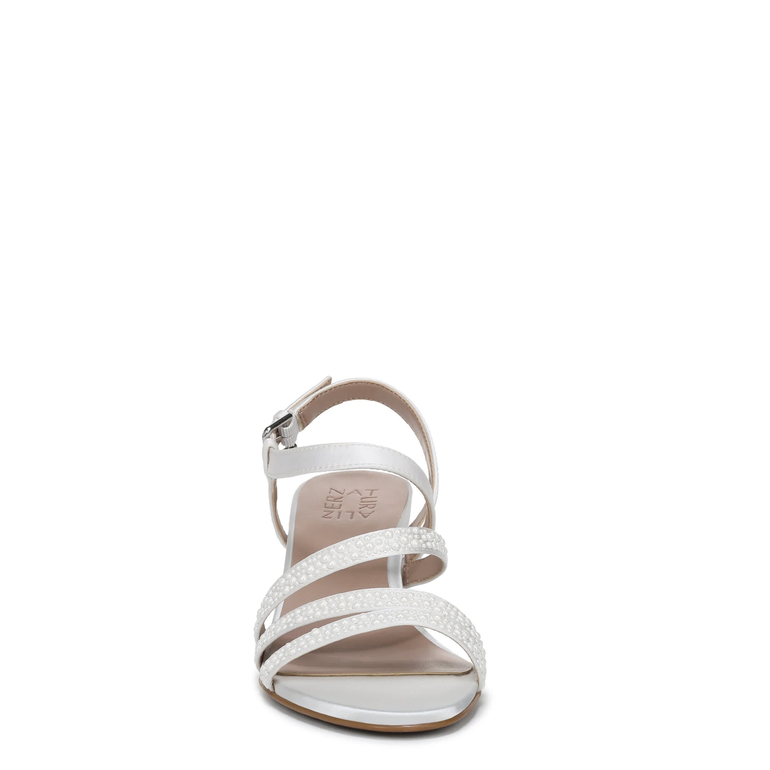 NATURALIZER-WOMENS BRIDGET 4 DRESS SANDAL-WHITE & 