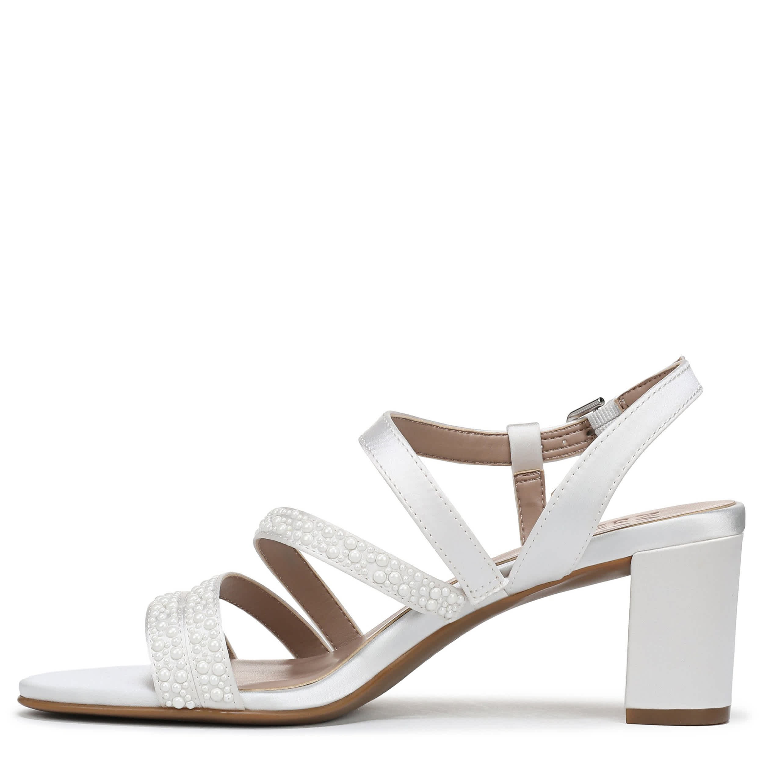 NATURALIZER-WOMENS BRIDGET 4 DRESS SANDAL-WHITE & 