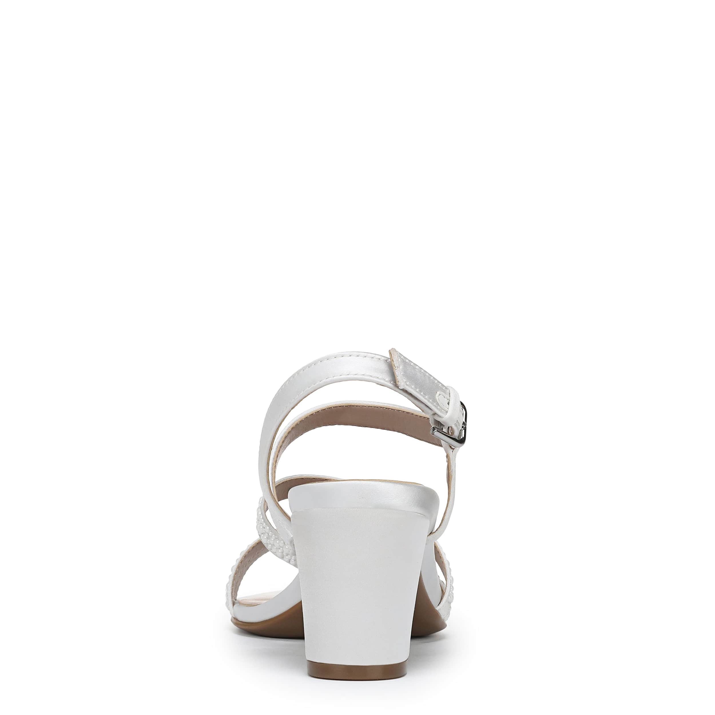 NATURALIZER-WOMENS BRIDGET 4 DRESS SANDAL-WHITE & 